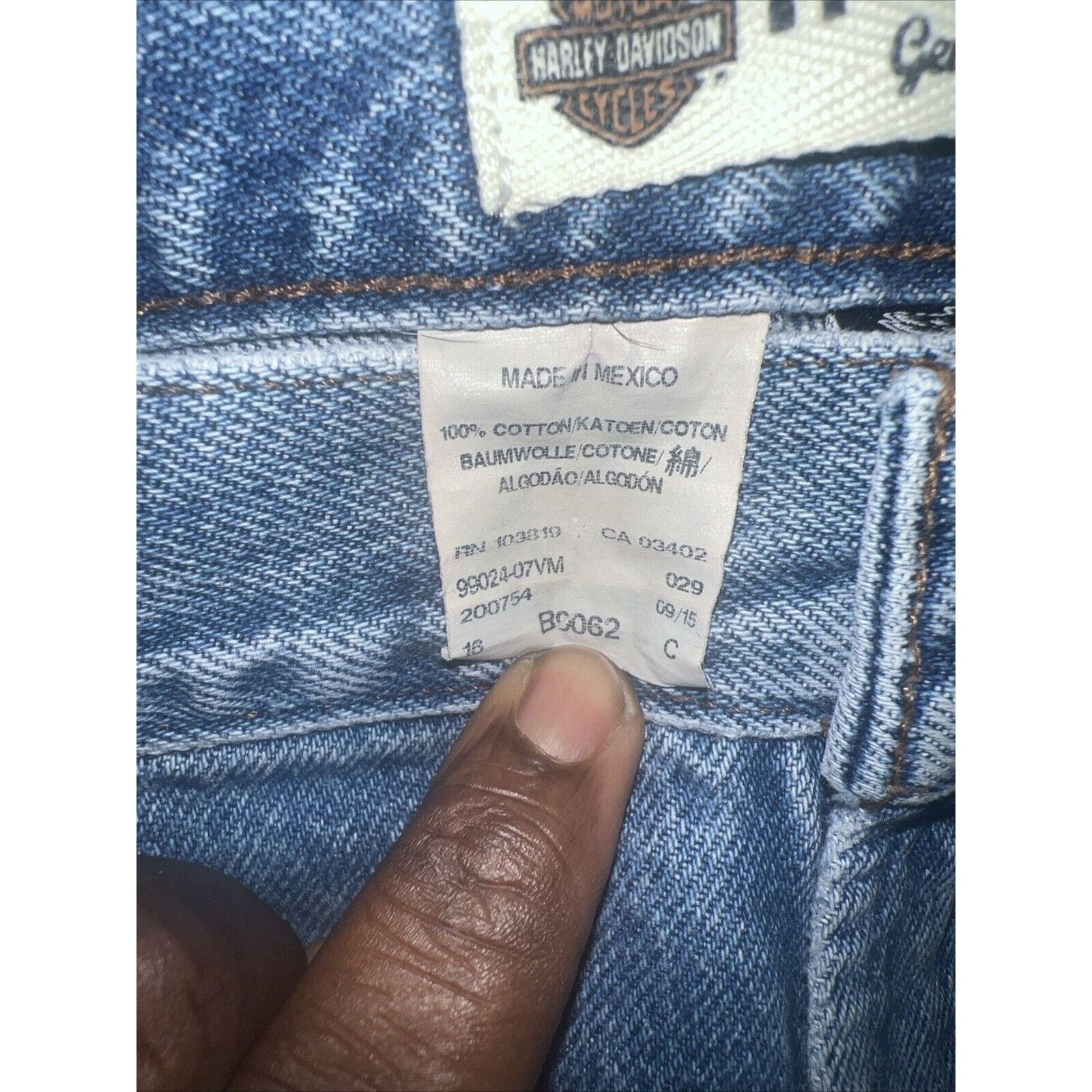 Harley Davidson Harley Davidson Jeans Men’s 40x30 Blue Traditional Straight Size US 40 / EU 56 - 7 Thumbnail