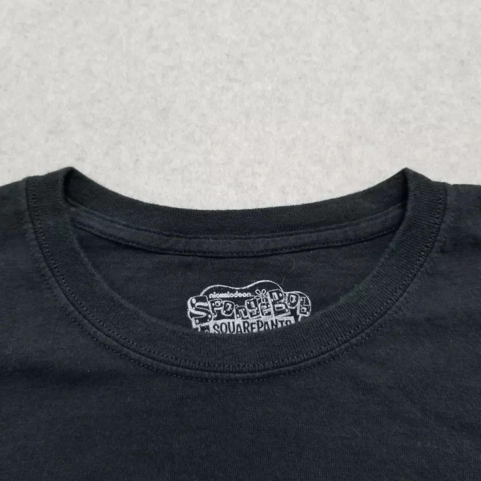 Nickelodeon SpongeBob Shirt Mens Large Black Short Sleeve Crew Neck Size US L / EU 52-54 / 3 - 6 Thumbnail