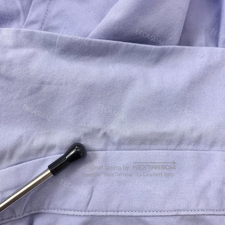 Comme des Garcons Comme Des Garcons Light Blue Cotton Ruffled Collar Shirt Size XS / US 0-2 / IT 36-38 - 5 Thumbnail