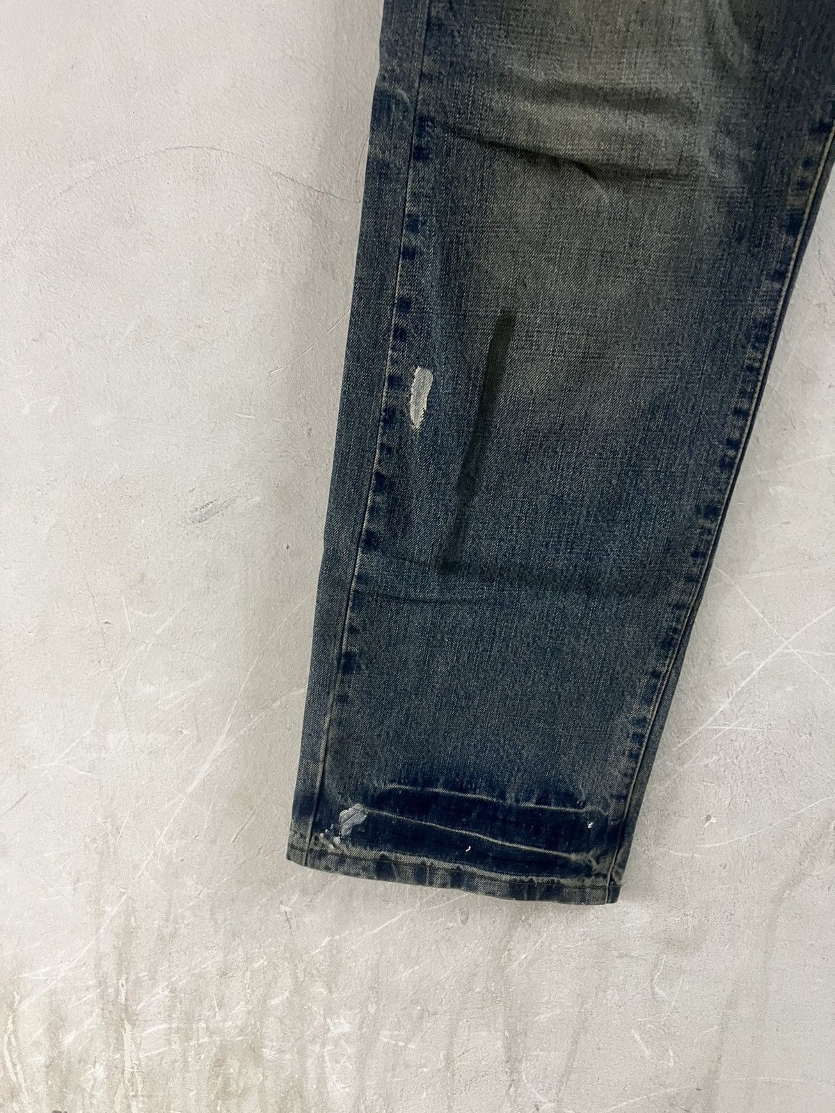 4GSELLER × Japanese Brand THRASHED JAPANESE BRAND DISTRESSED DENIM PANT Size US 30 / EU 46 - 6 Thumbnail