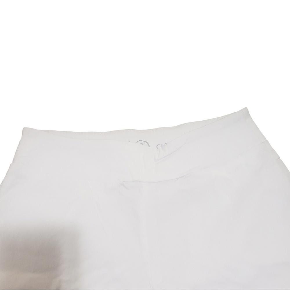 Designer Ethyl White Calf Laced White Jeans 8 Size 30" / US 8 / IT 44 - 6 Thumbnail