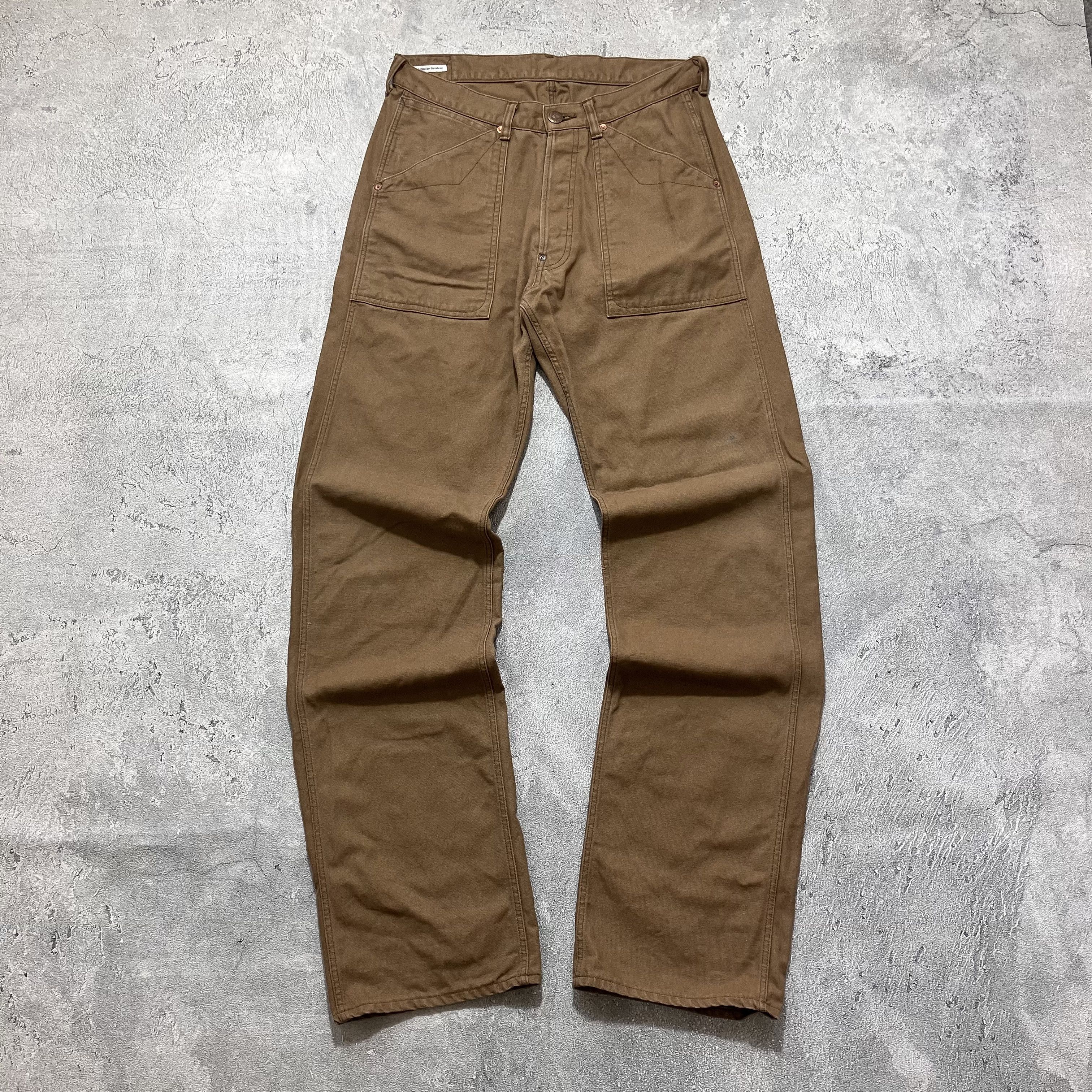 Pherrow's Pherrows 1930's brown duck canvas work pants Size US 34 / EU 50 - 1 Thumbnail