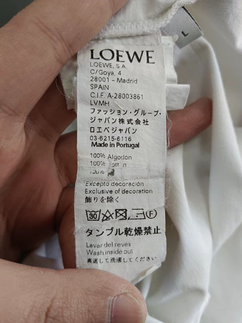 Loewe LOEWE Classic logo short sleeve t-shirt Size L / US 10 / IT 46 - 5 Thumbnail