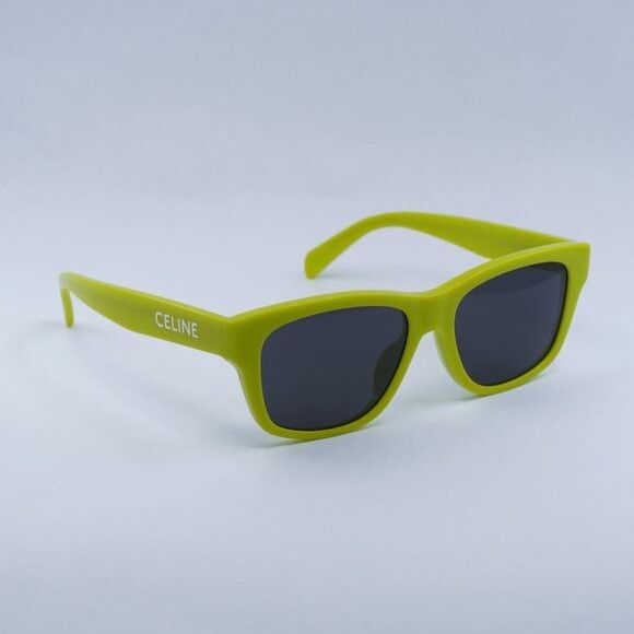 Celine Celine CL40249U 39A Sunglasses - Neon Yellow Frame Size ONE SIZE - 8 Thumbnail