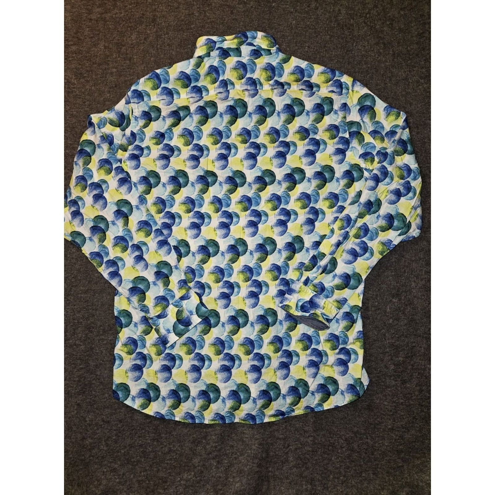 Cremieux Cremieux Button-Up Shirt Geometric Retro All Seasons Lightweight Long Sleeve Mens L Polka Dot AOP Color Multicolor Size 48 Chest (70% Poly 30% Cotton) Size US L / EU 52-54 / 3 - 7 Thumbnail