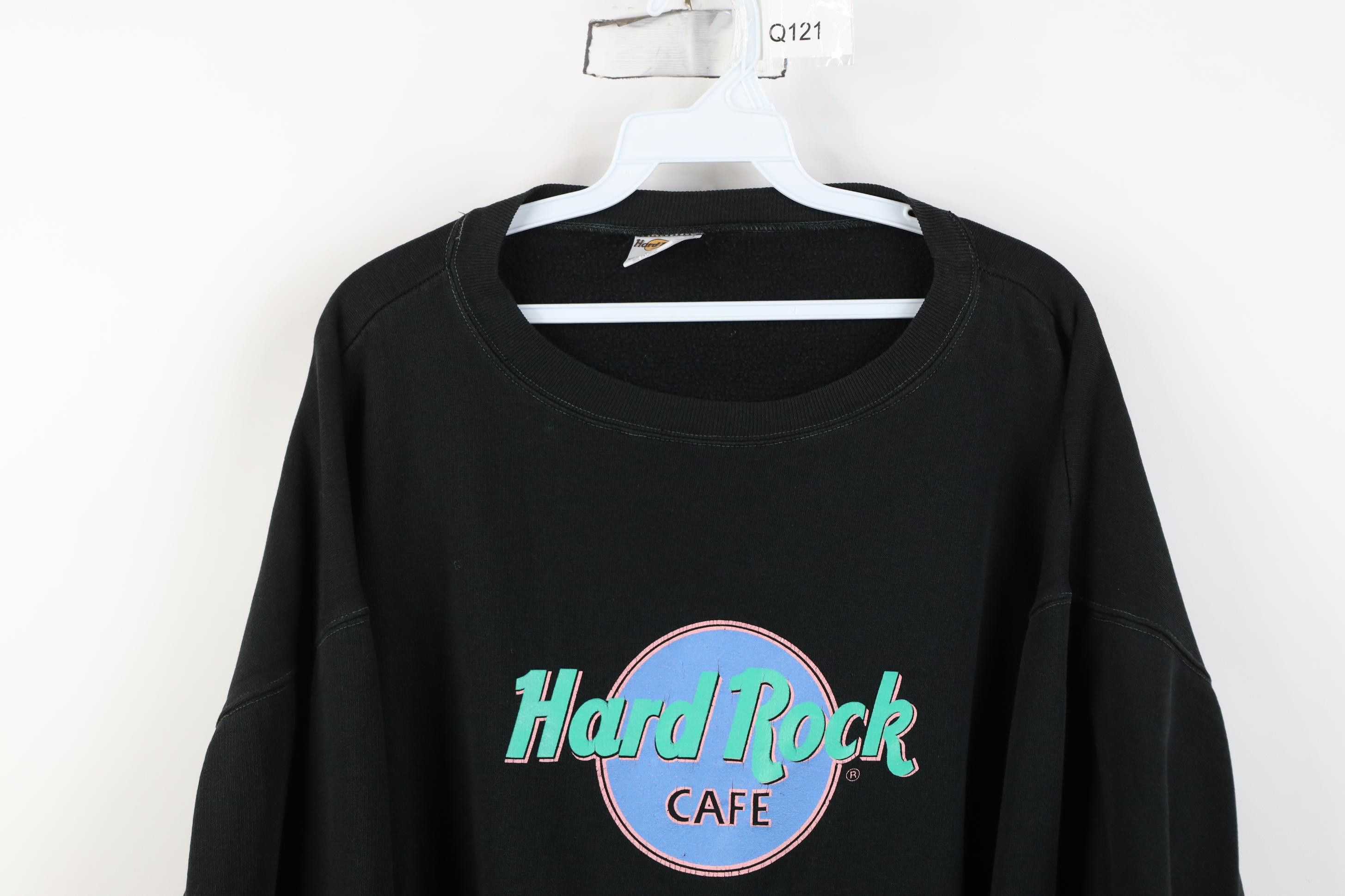 Hard Rock Cafe Vintage 90s Hard Rock Cafe Spell London Crewneck Sweatshirt Size US XL / EU 56 / 4 - 2 Thumbnail