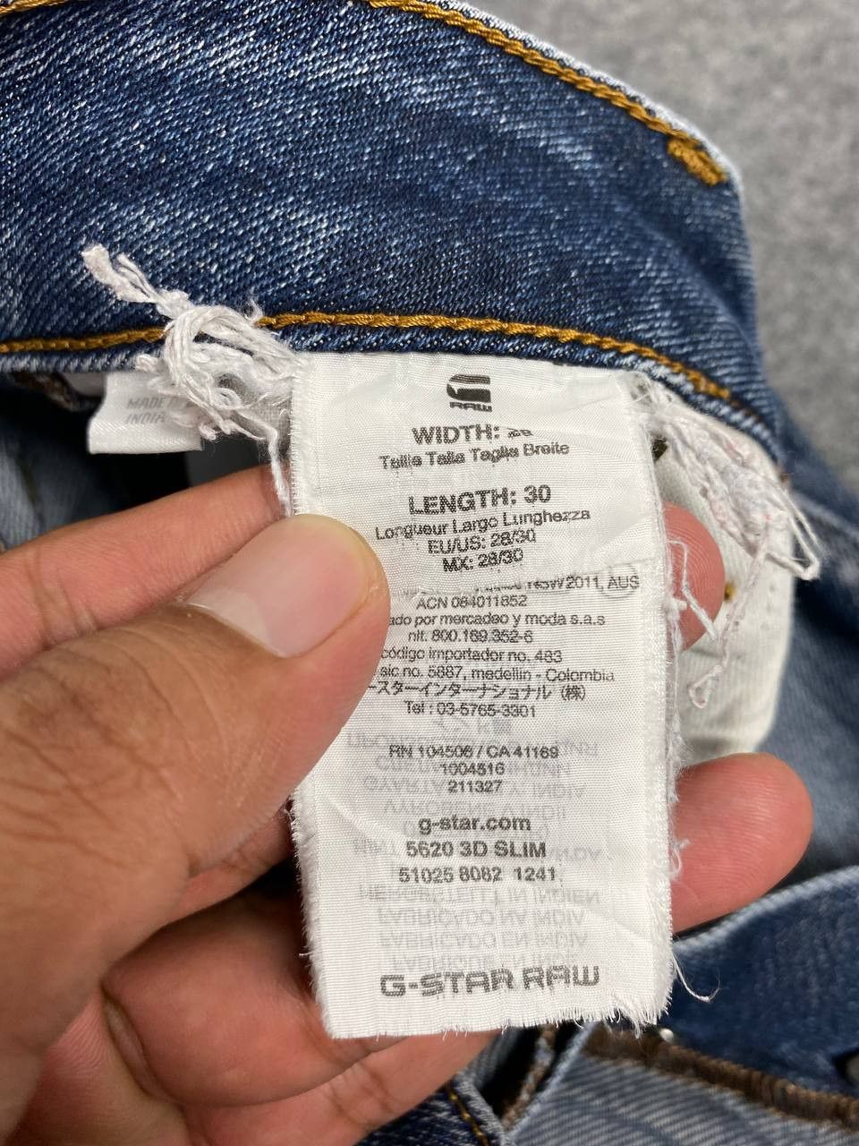 G-Star g star raw 5620 3d slim distressed denim Size US 32 / EU 48 - 13 Thumbnail