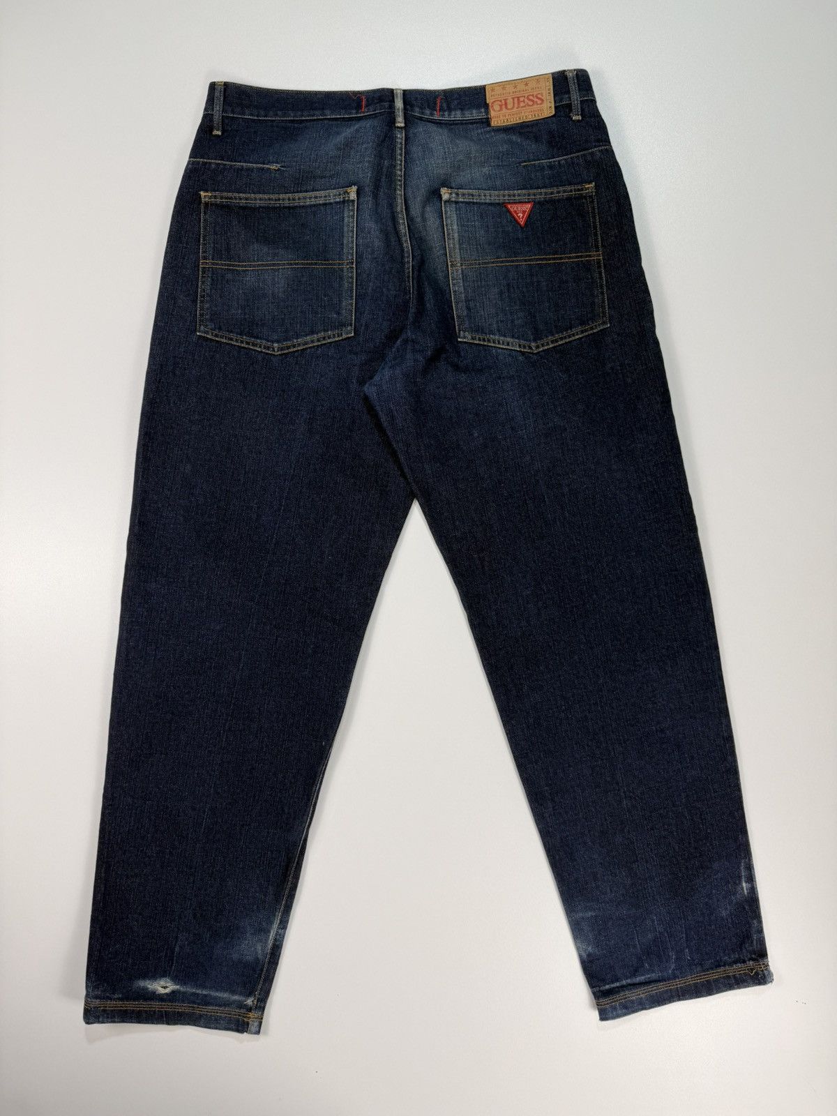 Guess Vintage 90s Guess Mens BootCut Darkwash Size US 38 / EU 54 - 3 Thumbnail