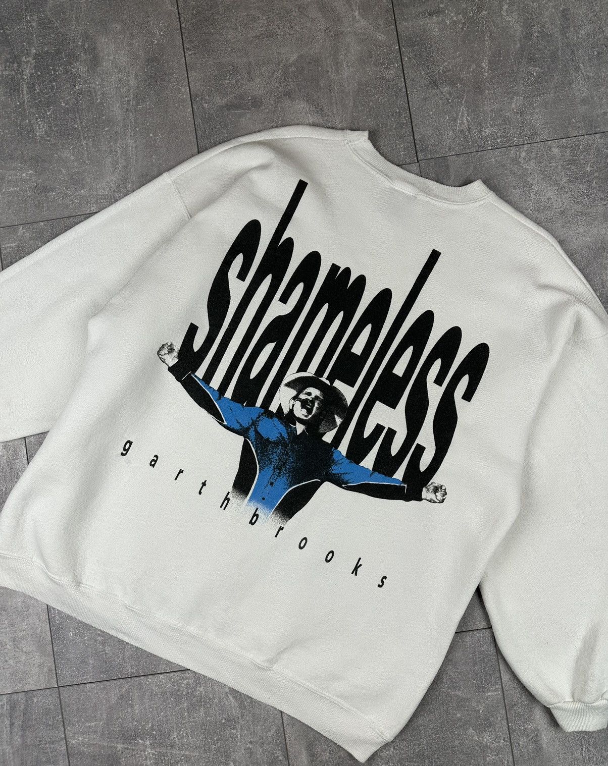 Hanes Garth Brooks Ropin The Wind Band Tour Crewneck Sweatshirt Size US XL / EU 56 / 4 - 14 Thumbnail