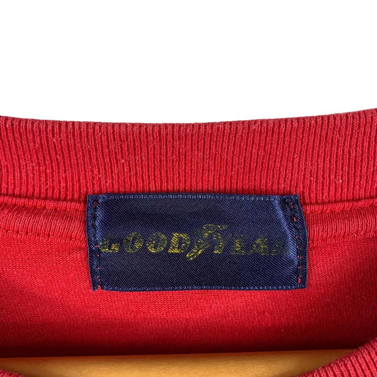 Japanese Brand Vintage GOODYEAR racing red tee Size US L / EU 52-54 / 3 - 3 Thumbnail