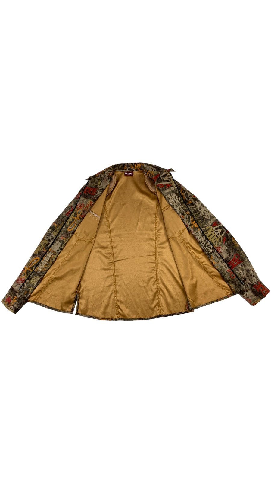 Vintage 🔥LASTDROP🔥 Vintage Y2K Crazy Graffiti Light Jacket Zip Shirt Size M / US 6-8 / IT 42-44 - 4 Thumbnail