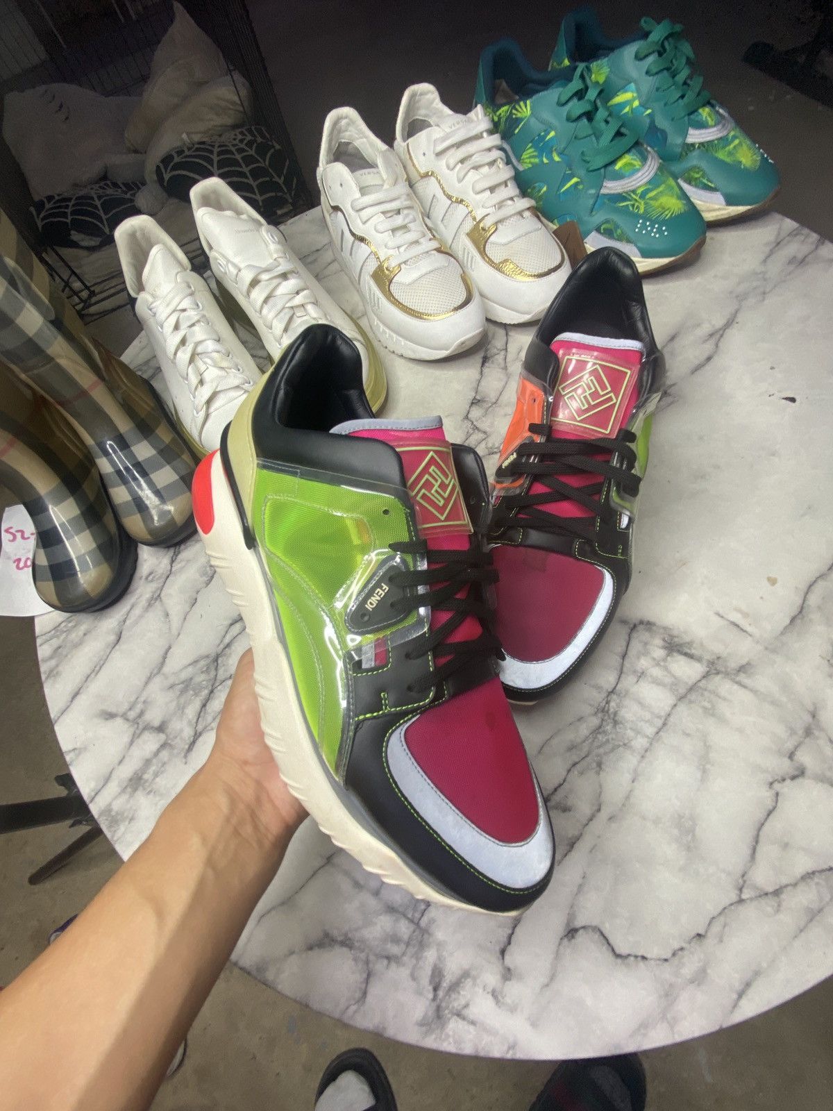 Fendi Fendi platform trainer sneaker Size US 12 / EU 45 - 1 Thumbnail