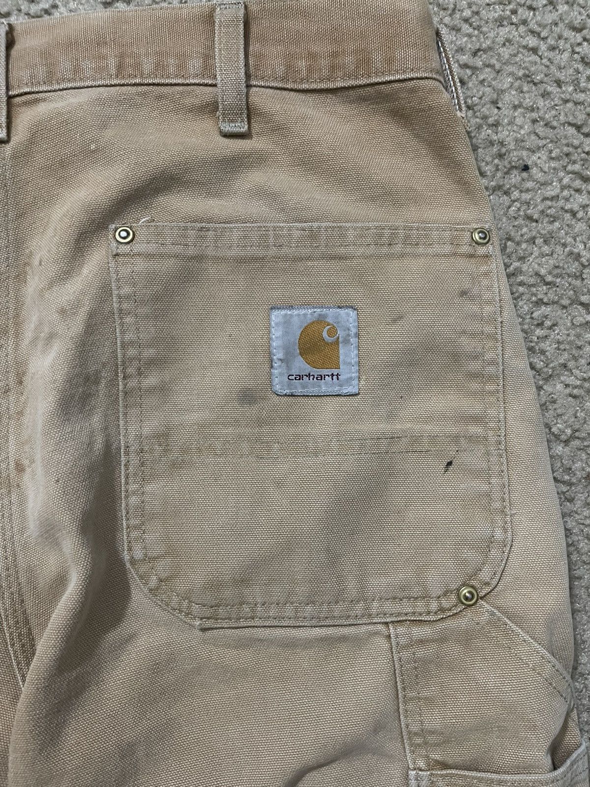 Carhartt × Vintage Brown Double Kneed Carhartt Pants 36x30 Size US 36 / EU 52 - 4 Thumbnail