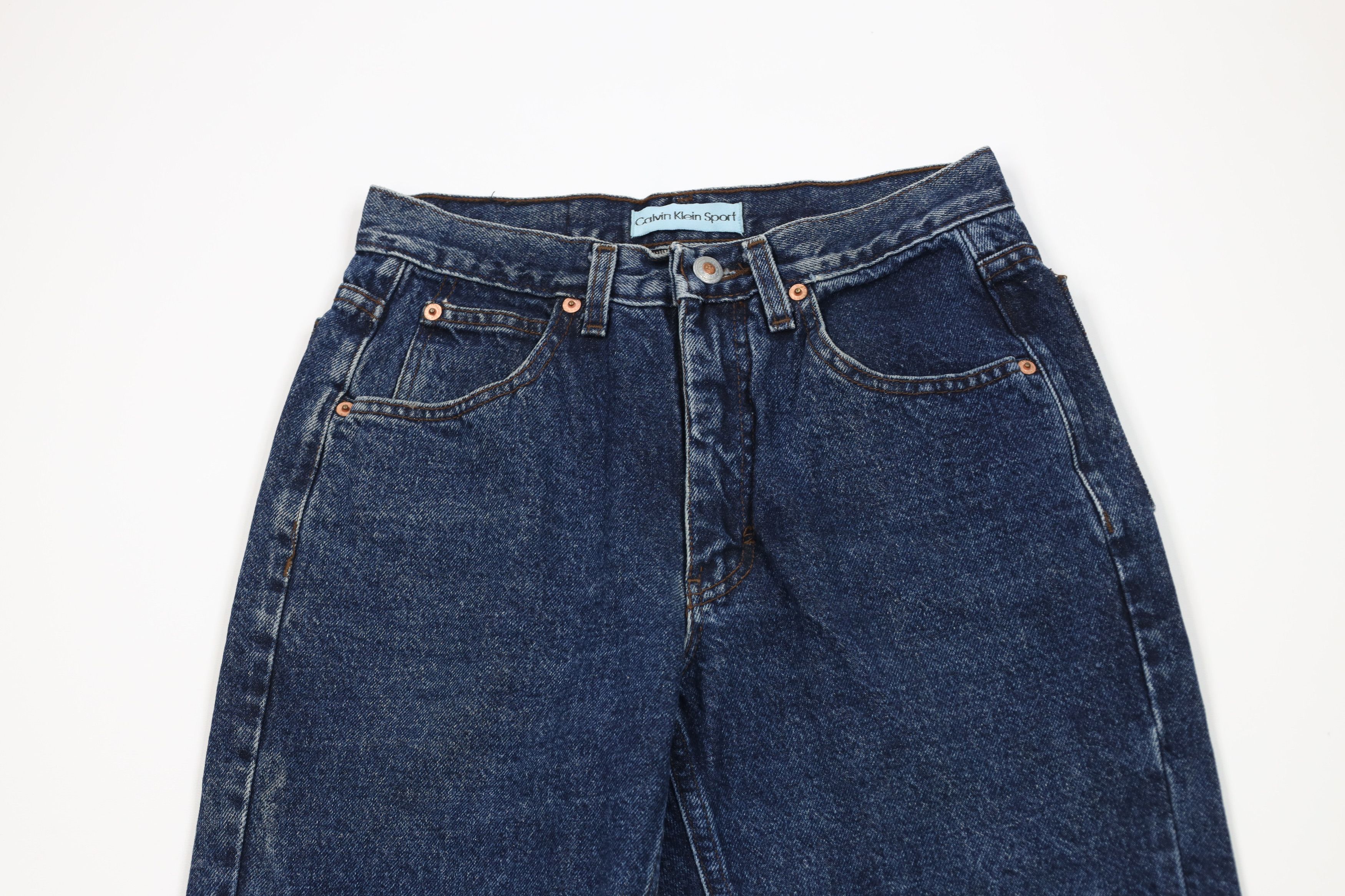 Calvin Klein Vintage 90s Calvin Klein Sport Wash Relaxed Fit Jeans USA Size 30" / US 8 / IT 44 - 2 Thumbnail