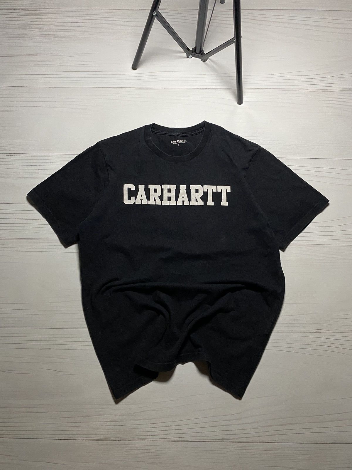 Carhartt × Vintage Vintage Carhartt Box logo faded y2k t shirt Size US L / EU 52-54 / 3 - 1 Thumbnail