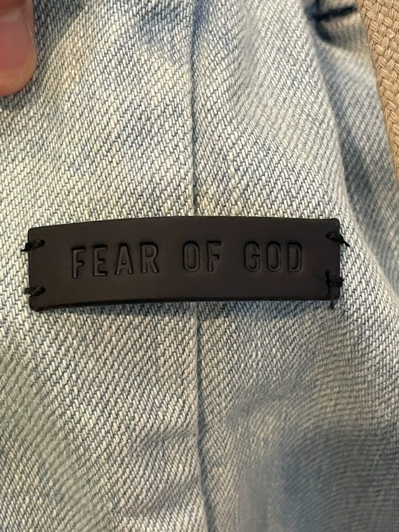 Fear of God Fear of God Streamer striped cropped denim shorts Size US 28 / EU 44 - 2 Thumbnail