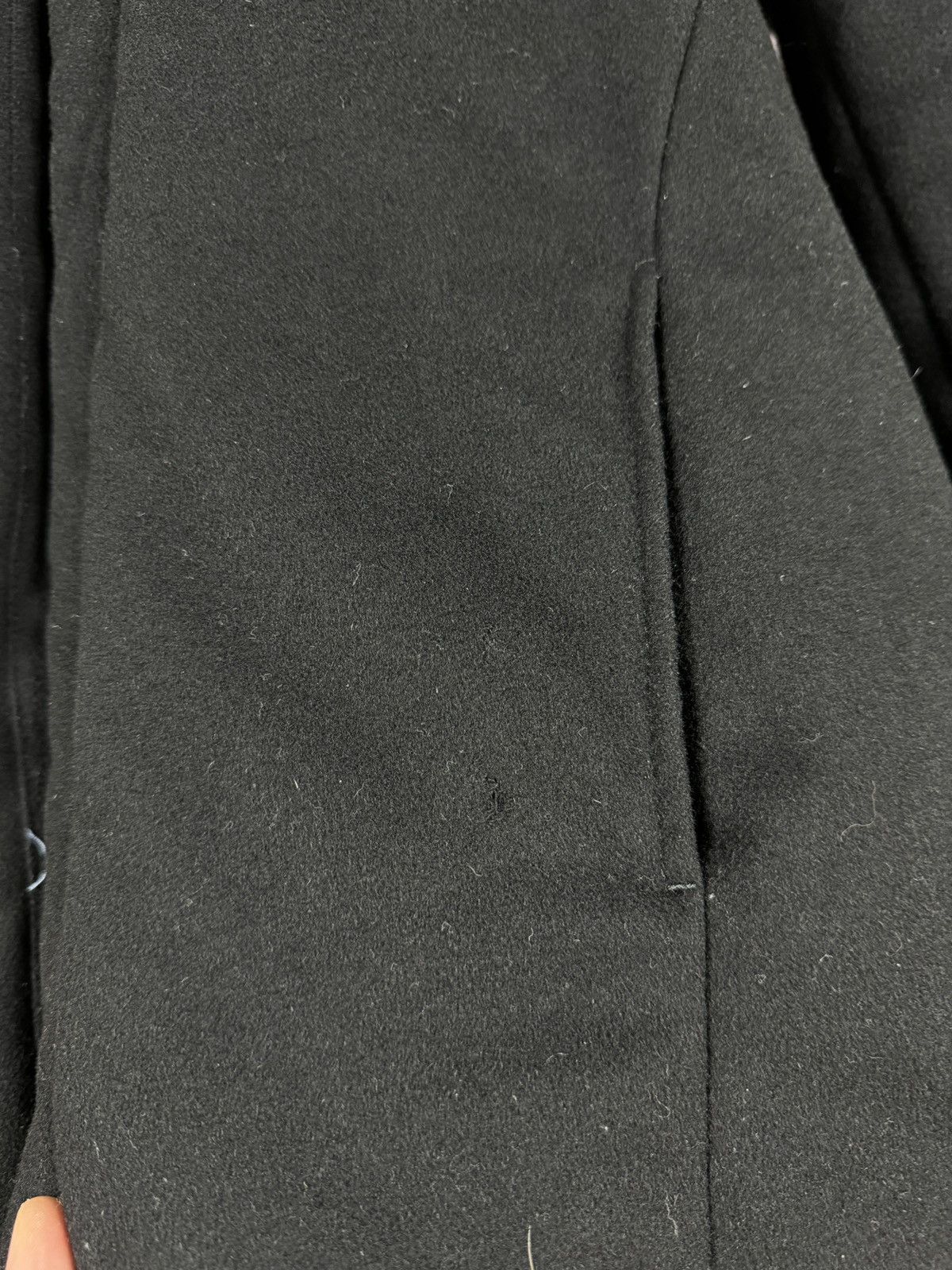 Andrea Ya'aqov Andrea Ya’aqov full zip down wool cashmere coat jacket black Size L / US 10 / IT 46 - 10 Thumbnail
