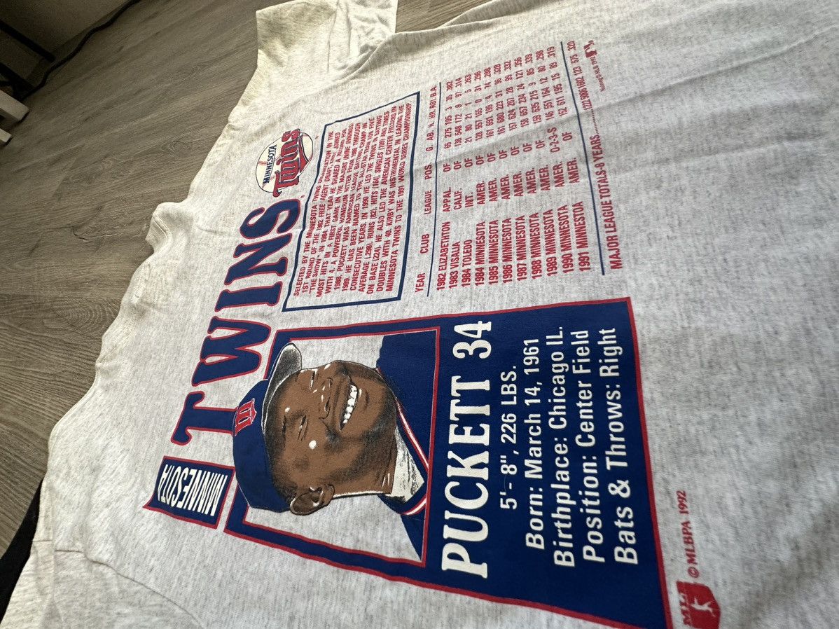 Nutmeg DSNWT 1992 Kirby Puckett Minnesota Twins Nutmeg Size US L / EU 52-54 / 3 - 5 Thumbnail