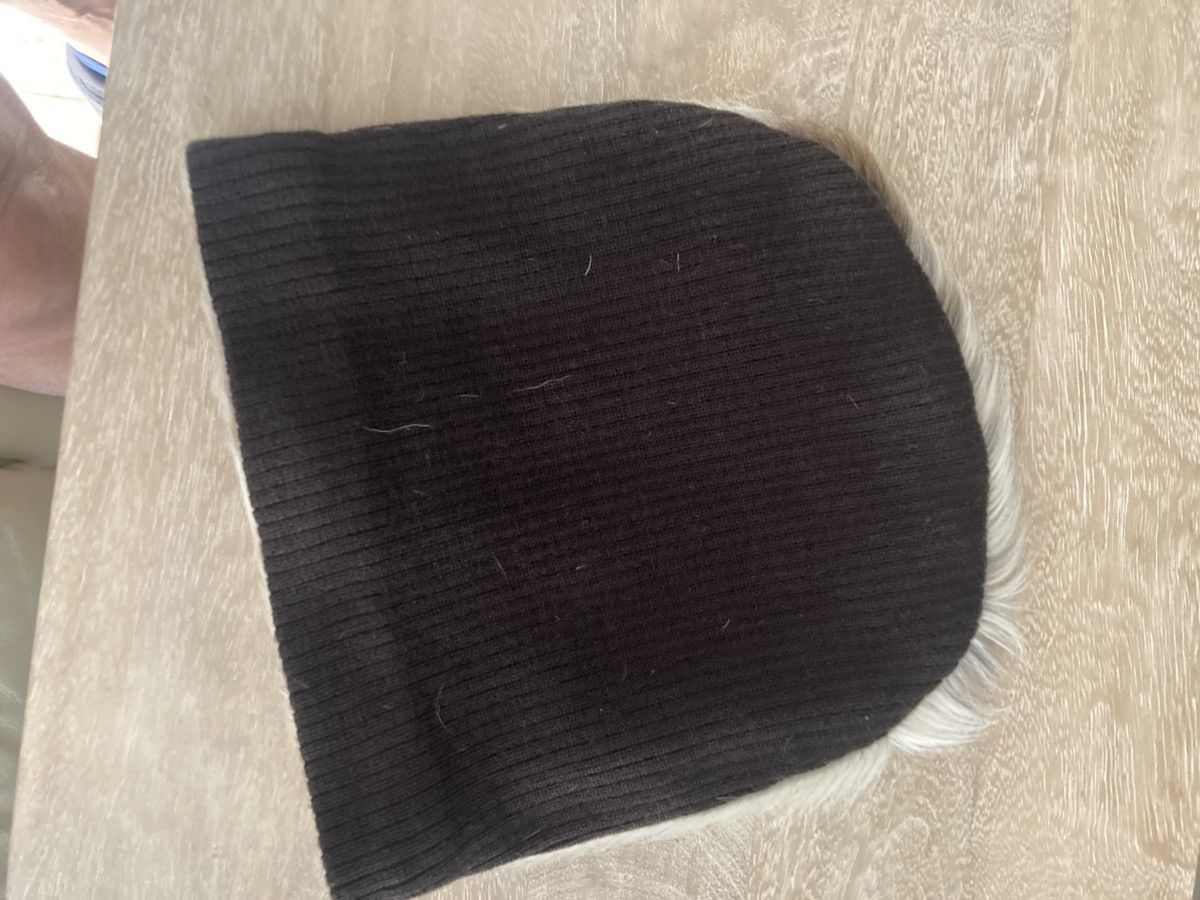 NYRVA Nyrva cowhide beanie brown/tan Size ONE SIZE - 2 Thumbnail