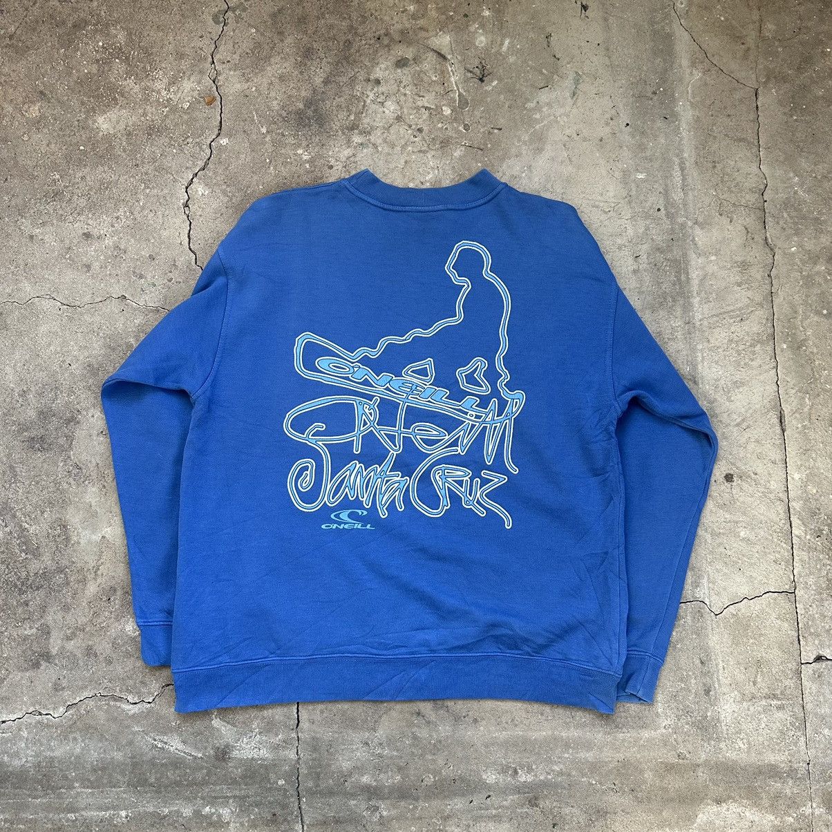 Billabong × O'Neill × Quiksilver Oneill Surfing Vintage USA Faded Sweatshirt Size US S / EU 44-46 / 1 - 1 Thumbnail