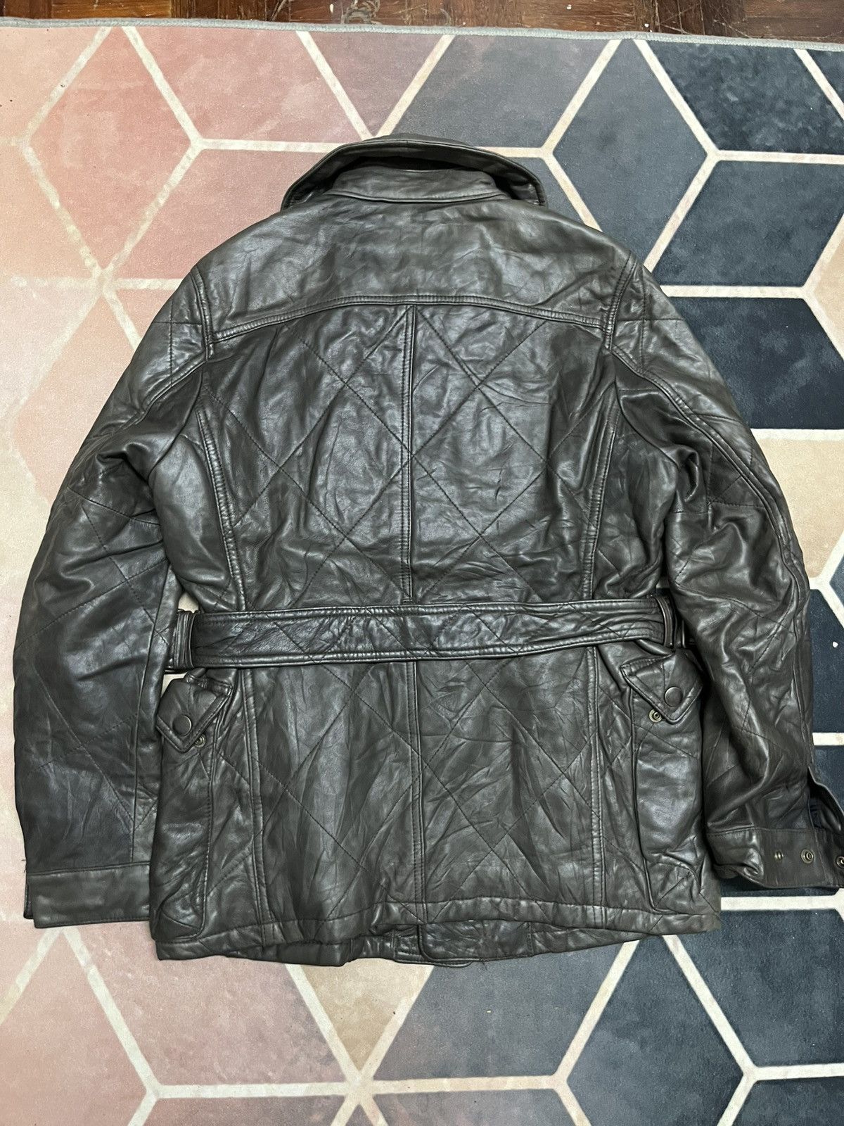 Journal Standard 💥MEGA RARE💥JOURNAL STANDARD COWSKIN MULTIPOCKETED BIKERS Size US M / EU 48-50 / 2 - 12 Thumbnail