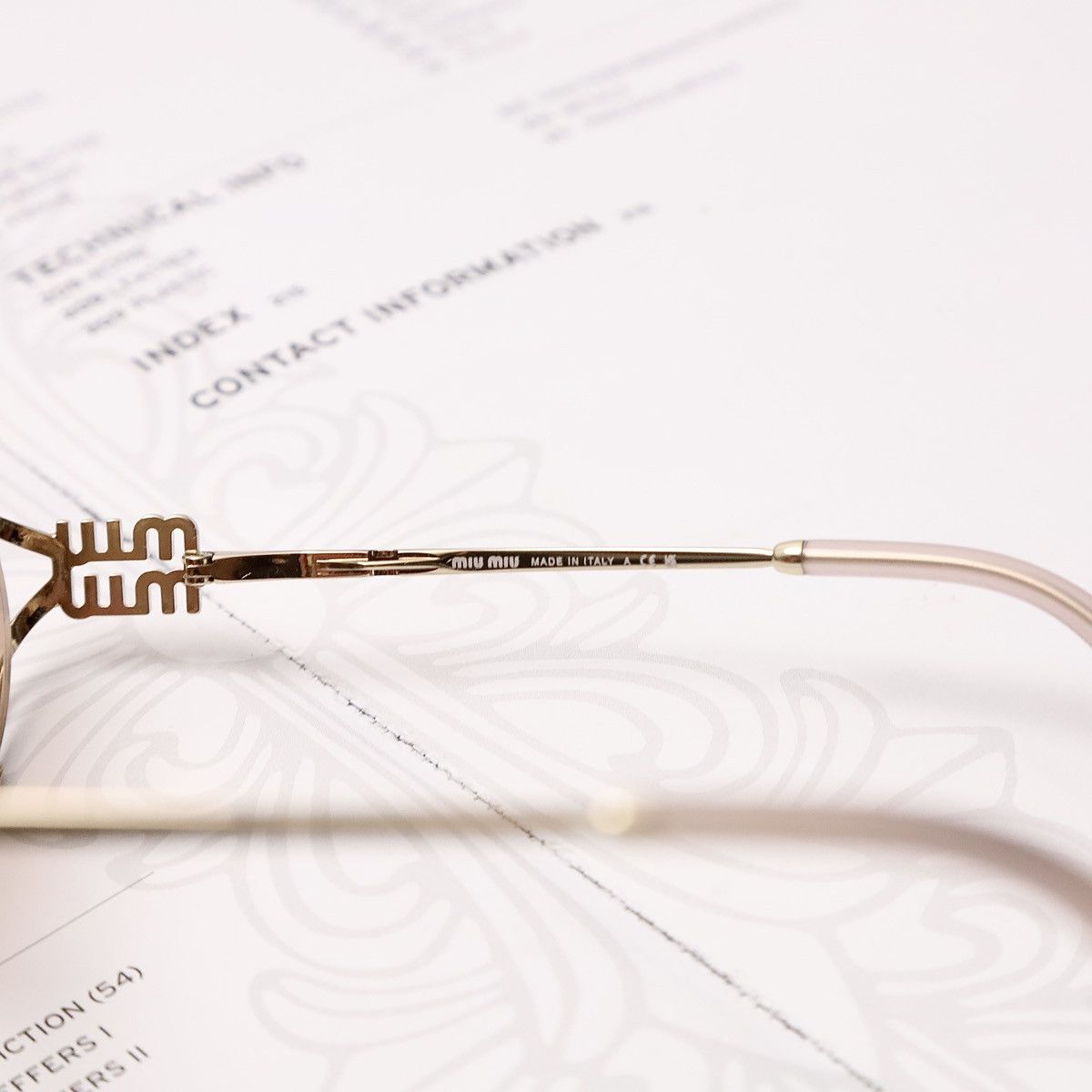 Miu Miu MIU MIU 0MU 52YS SUNGLASSES Size ONE SIZE - 6 Thumbnail