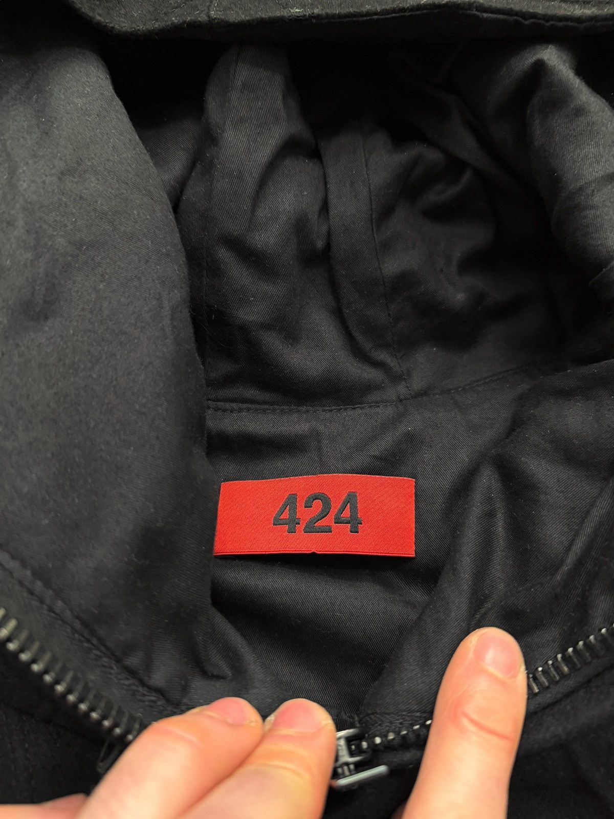 424 Crossed Wool Cropped Anorak Jacket Size US M / EU 48-50 / 2 - 6 Thumbnail