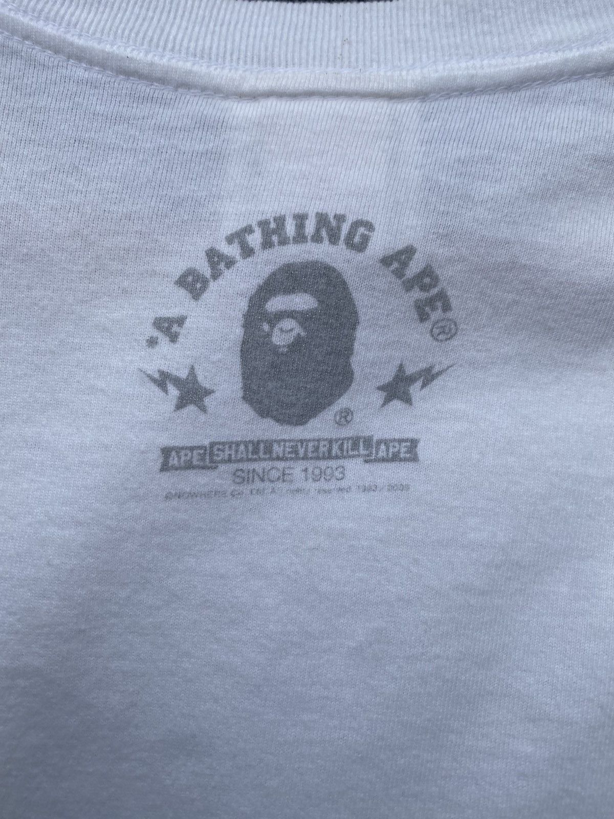 Bape Rare 06s Bathing Ape Baby Milo A to Z Tshirt Size US L / EU 52-54 / 3 - 25 Thumbnail