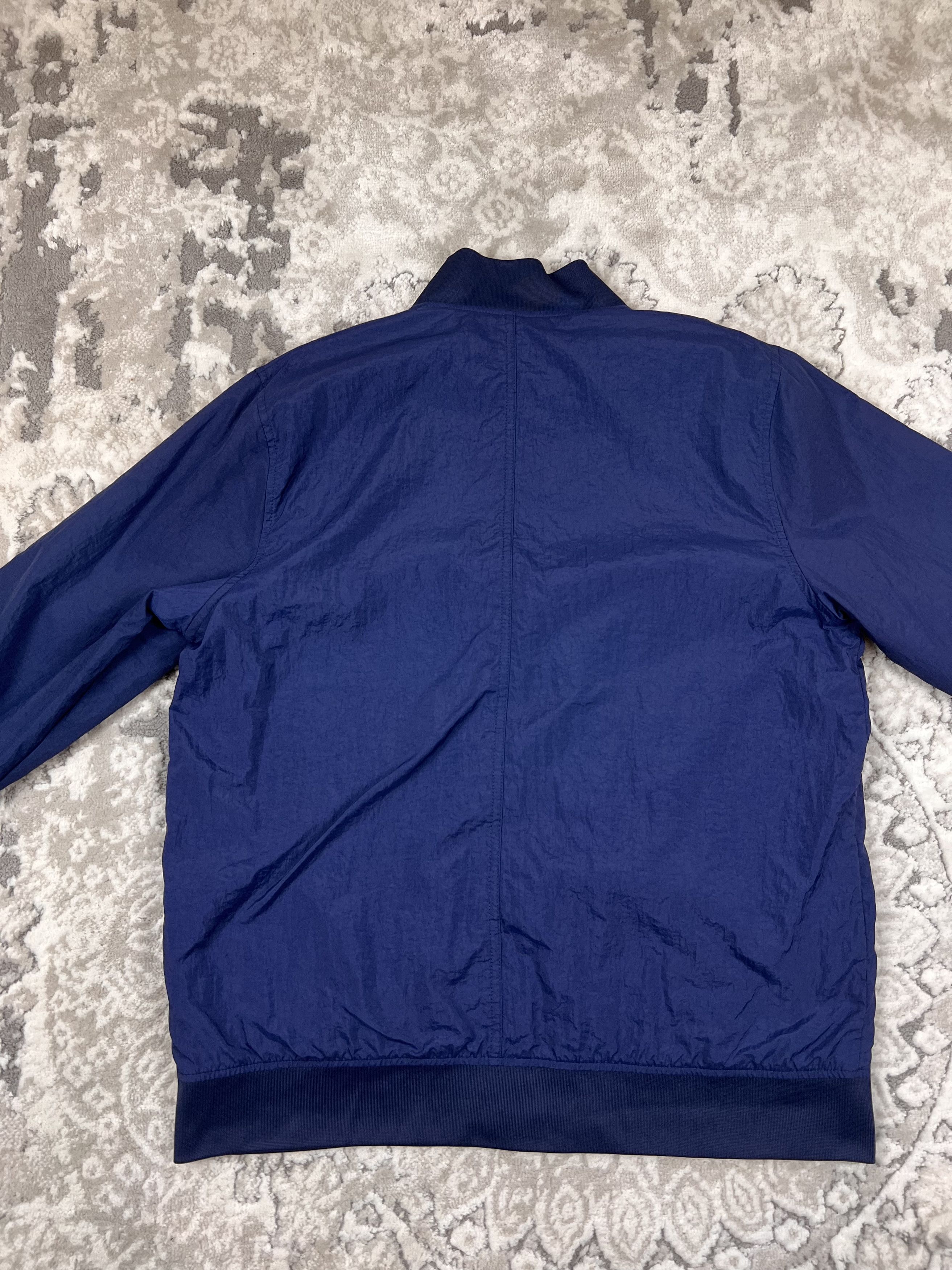 Nike Nike Nylon Bomber Jacket Windbreaker Navy Blue Lightweight L Size US L / EU 52-54 / 3 - 11 Thumbnail