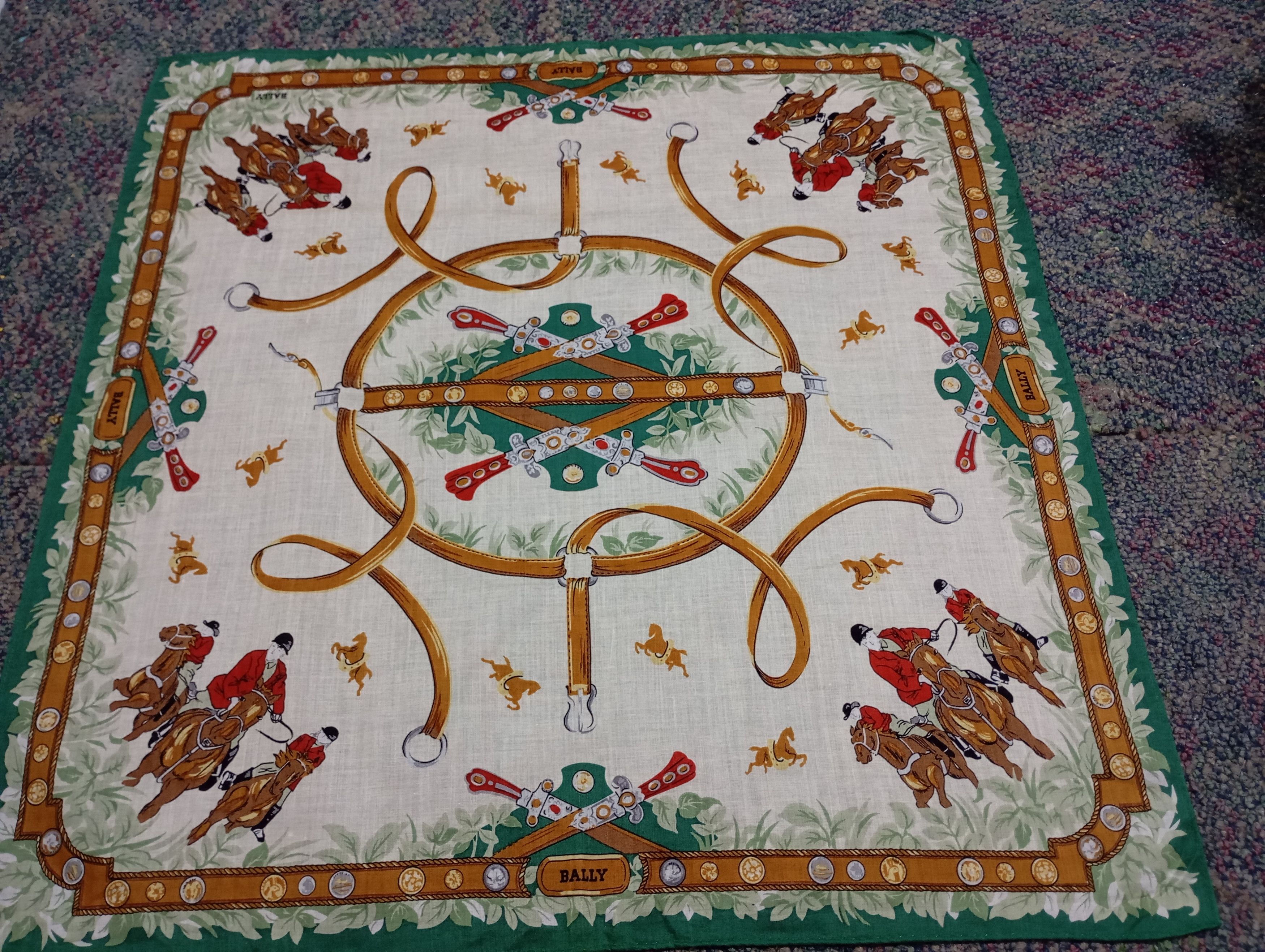 Bally Bally Handkerchief Pocketsquare Scarves Size ONE SIZE - 1 Thumbnail