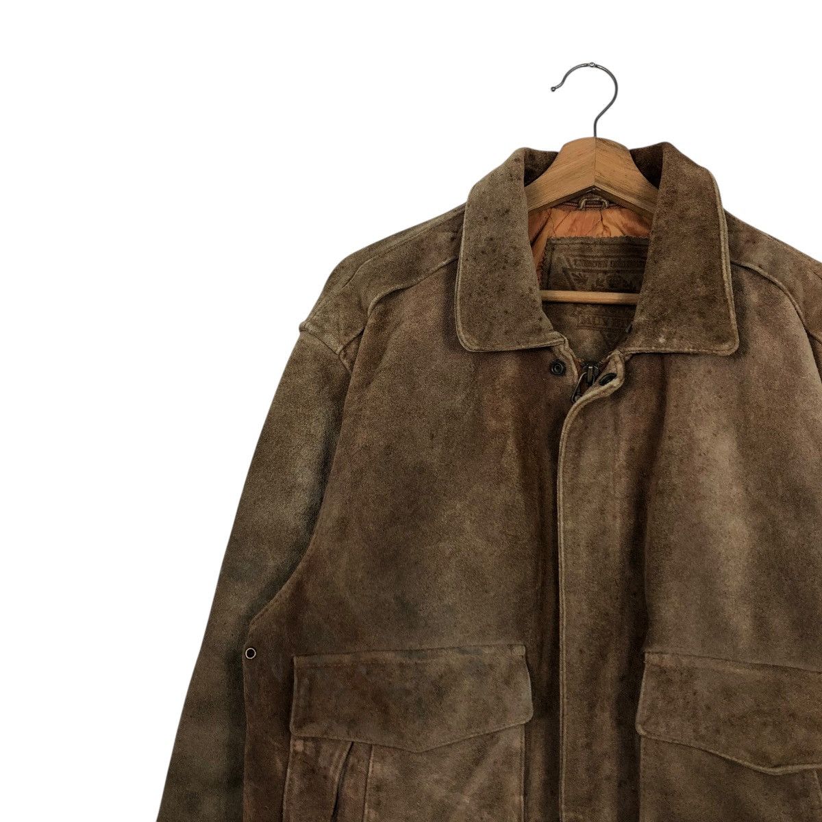 Japanese Brand 🔥VINTAGE GENUINE LEATHER BOMBER JACKET MUV BIRN ISSEY MIYAKE Size US M / EU 48-50 / 2 - 9 Thumbnail