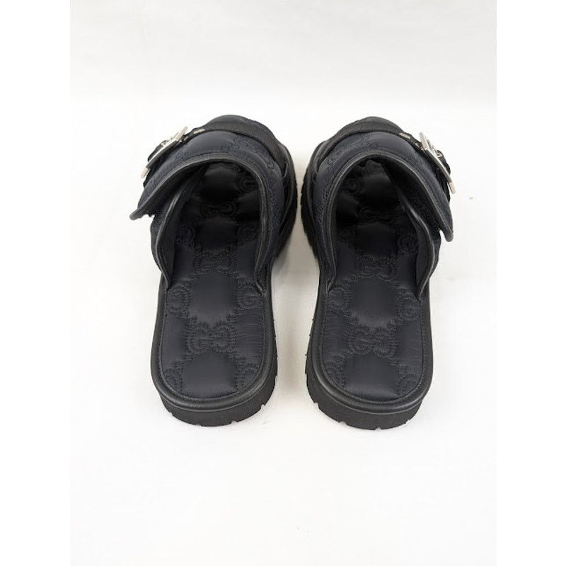 Gucci o1rshd1 Cubic Rubber Slides in Black Size US 8.5 / EU 41-42 - 18 Thumbnail