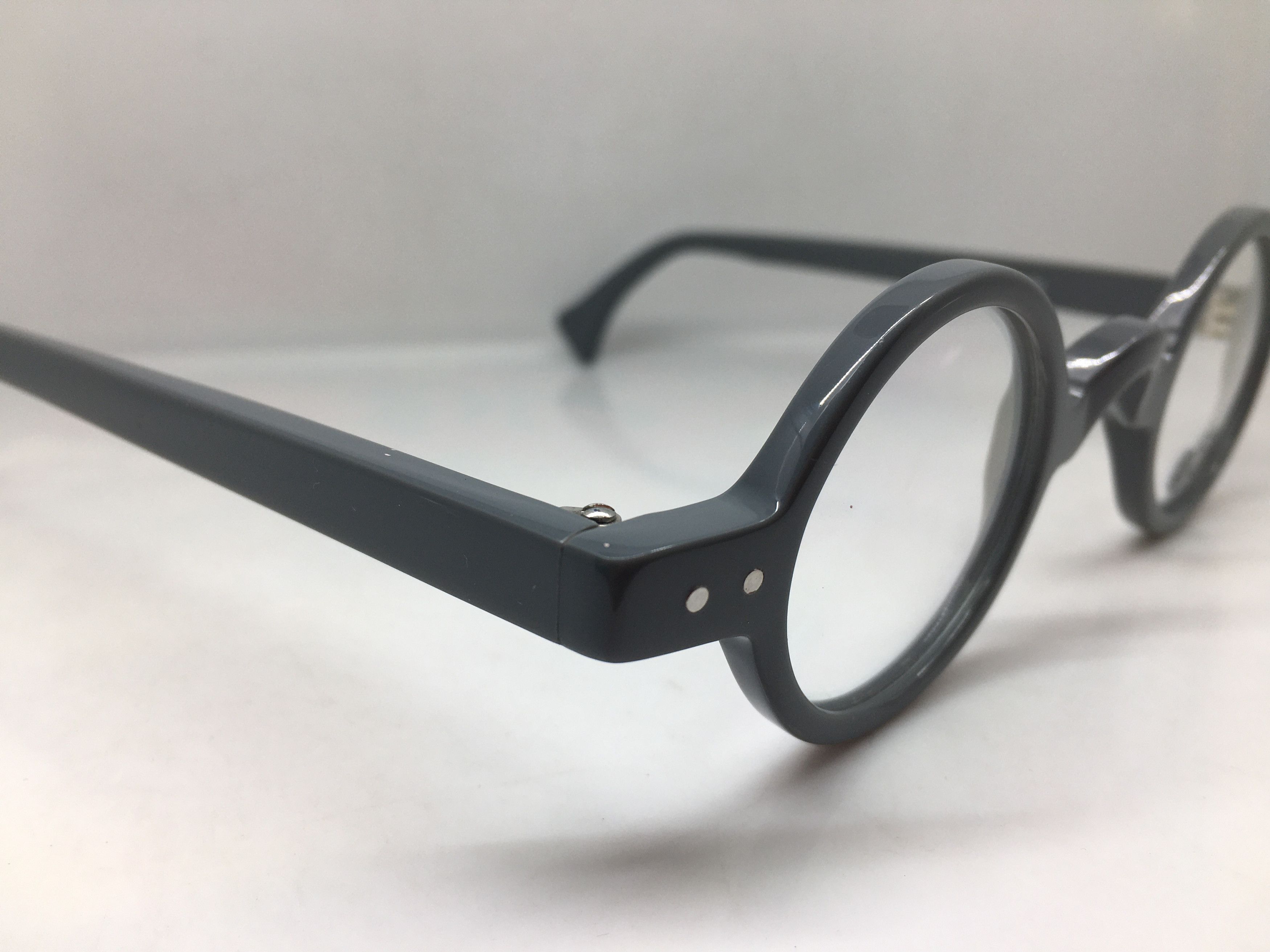 Other EYECRAFT 3012B Grey Ivy League Round Eyeglasses Frame Size ONE SIZE - 2 Thumbnail