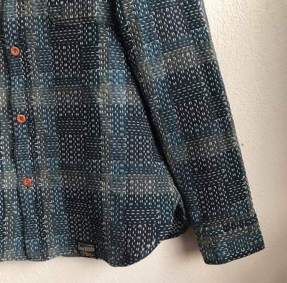 Studio D'Artisan STUDIO D'ARTISAN NORAGI SASHIKO SHIRT Size US XXL / EU 58 / 5 - 4 Thumbnail