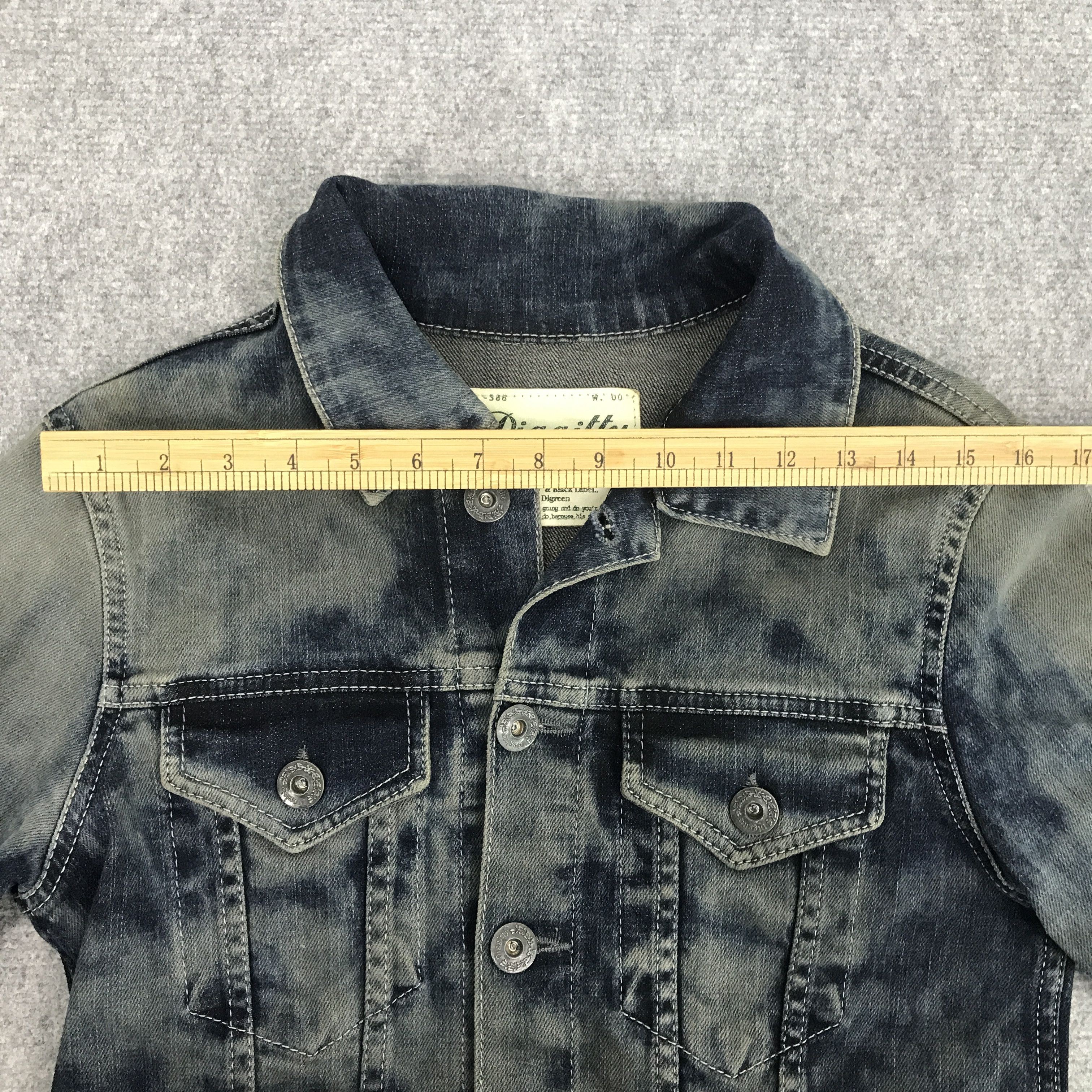 Black Label × Japanese Brand Rare Diggttiy jeans denim jacket Size US S / EU 44-46 / 1 - 5 Thumbnail