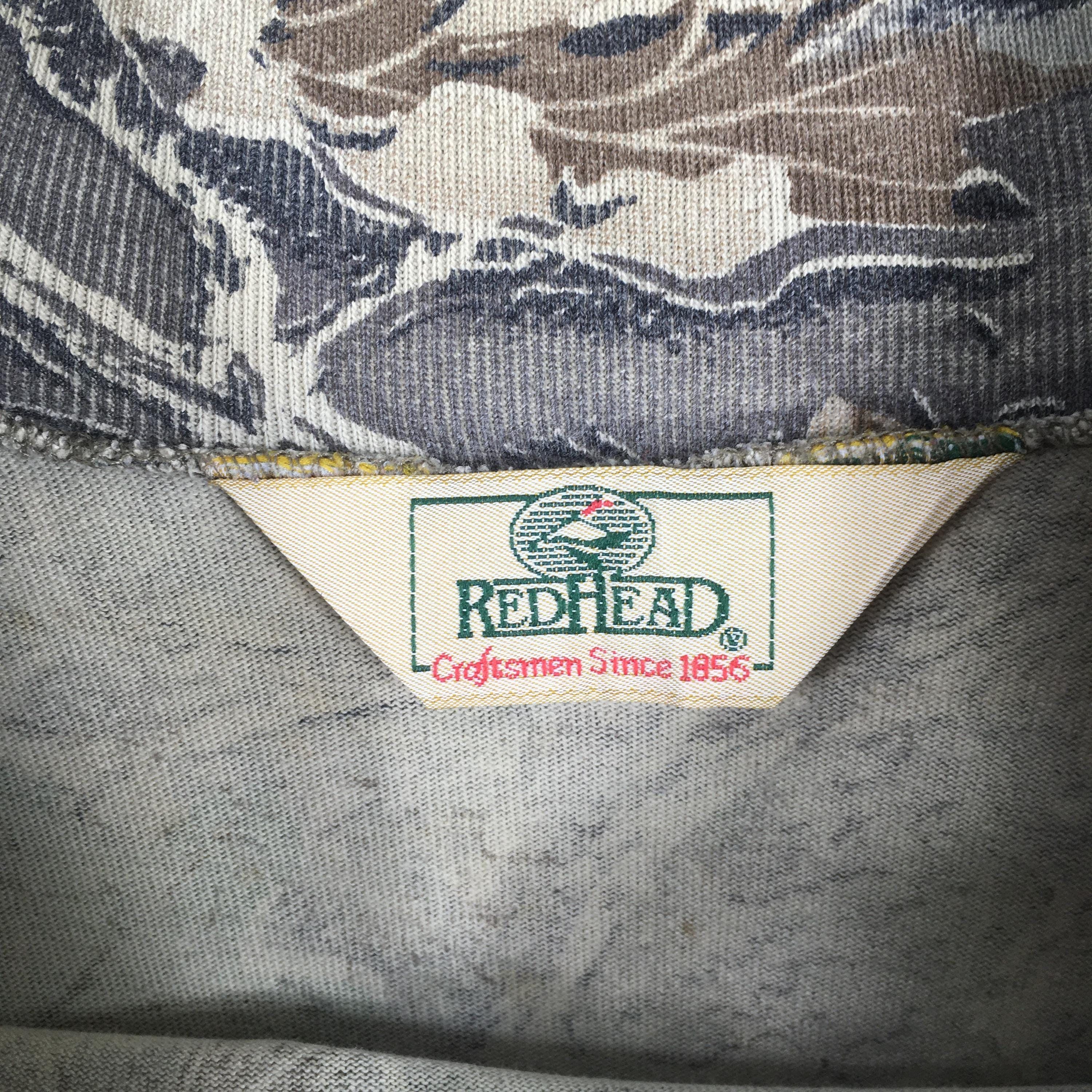 Mossy Oaks × Realtree × Vintage 90s Red Head Mossy Oak Tree Camo Turtleneck Shirt Large Size US L / EU 52-54 / 3 - 6 Thumbnail