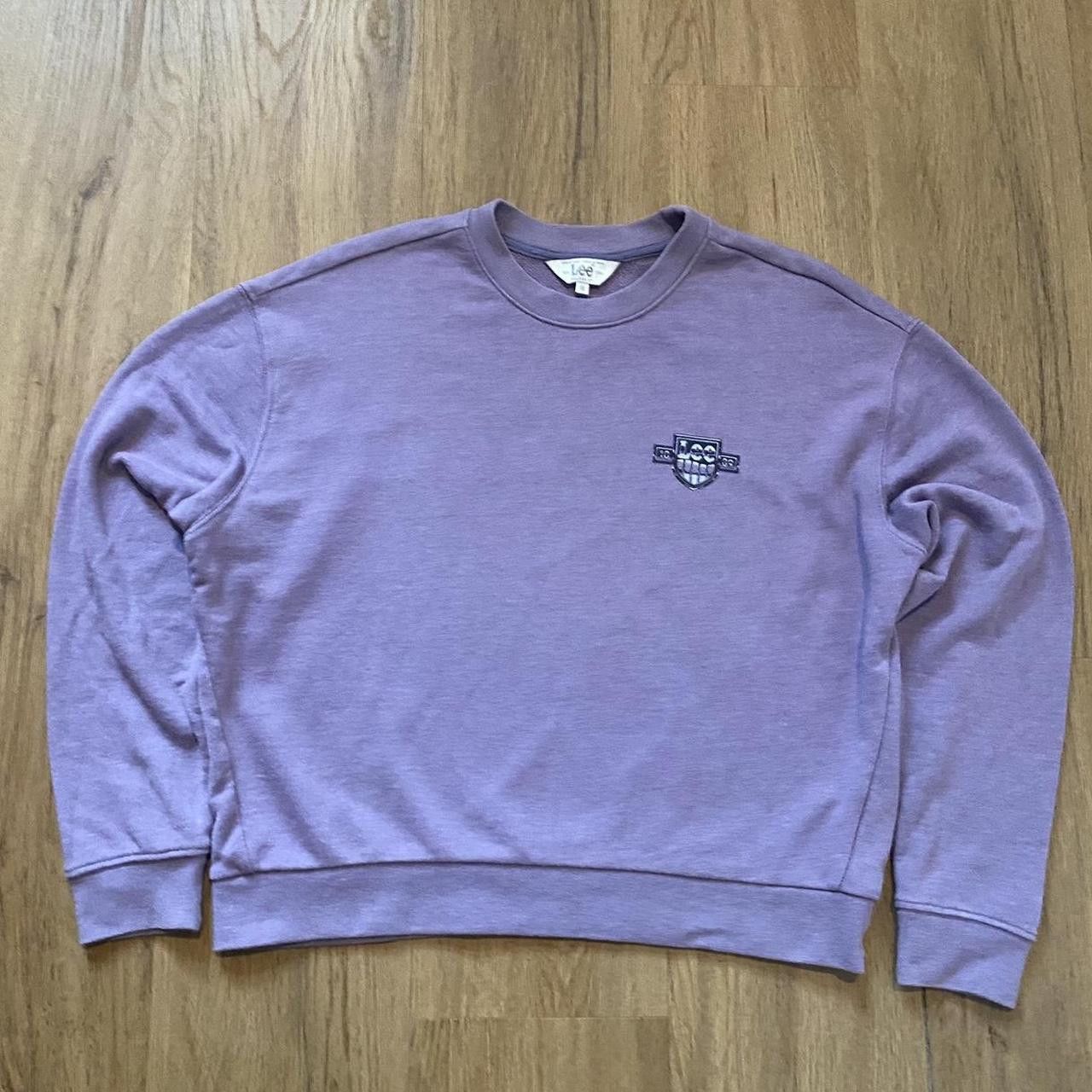 Lee Purple Lee crewneck sweatshirt Vintage y2k Boxy Size US XS / EU 42 / 0 - 1 Thumbnail