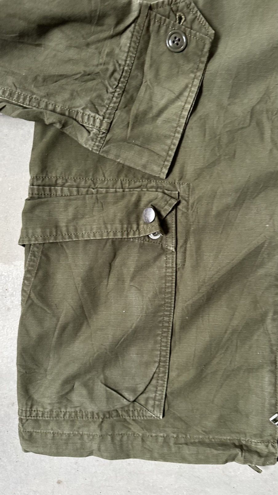 Japanese Brand VINTAGE SPELLBOUND ARMY MIDZIPPER JACKET Size US M / EU 48-50 / 2 - 2 Thumbnail