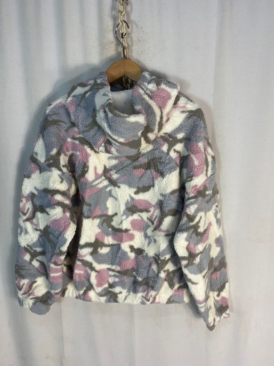 Gap Gap fleece camo half zipper baggy hoodie Size US M / EU 48-50 / 2 - 8 Thumbnail