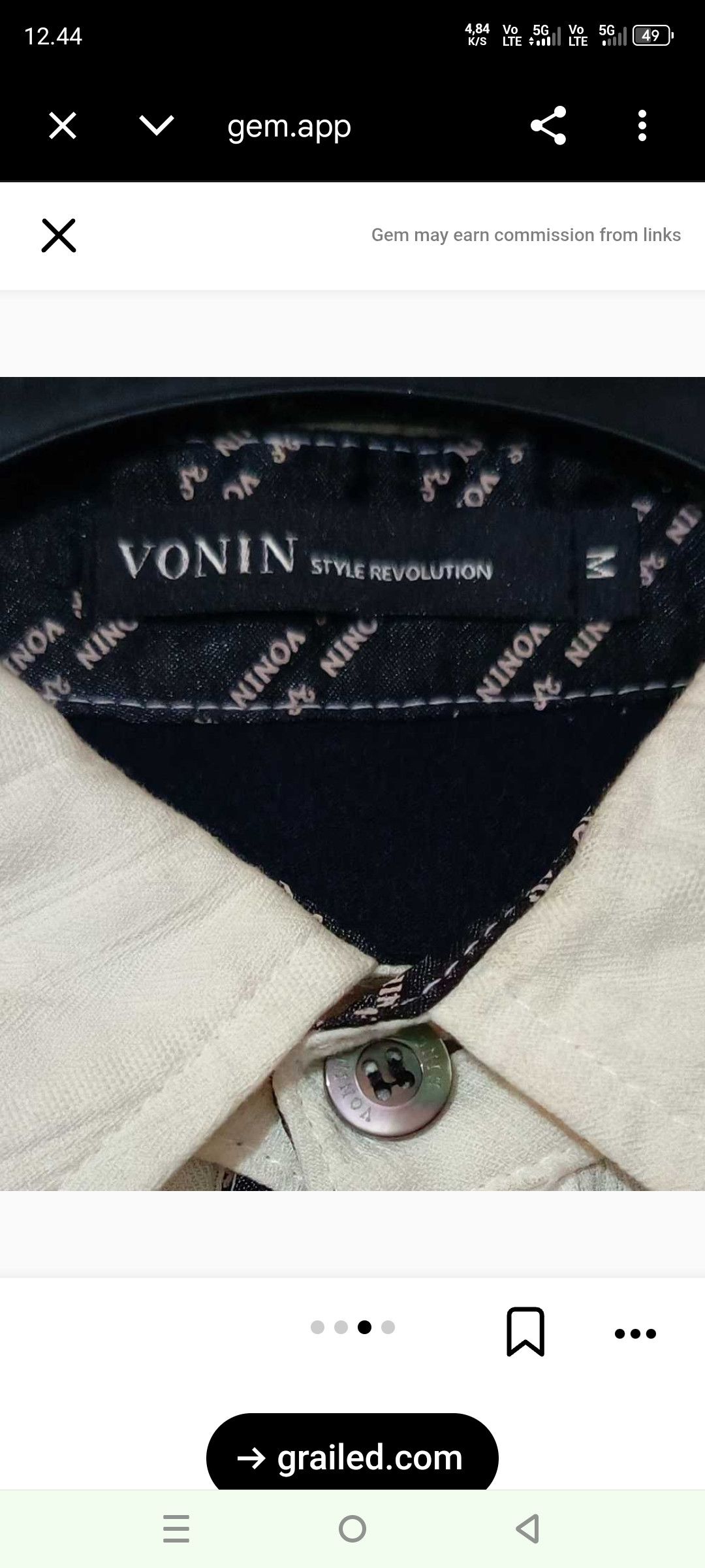 If Six Was Nine if six was nine vonin layered shirt Size US S / EU 44-46 / 1 - 3 Thumbnail