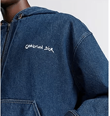 Dior o1w1db10725 Christian Dior Tag Hooded Jacket in Blue Size US S / EU 44-46 / 1 - 7 Thumbnail