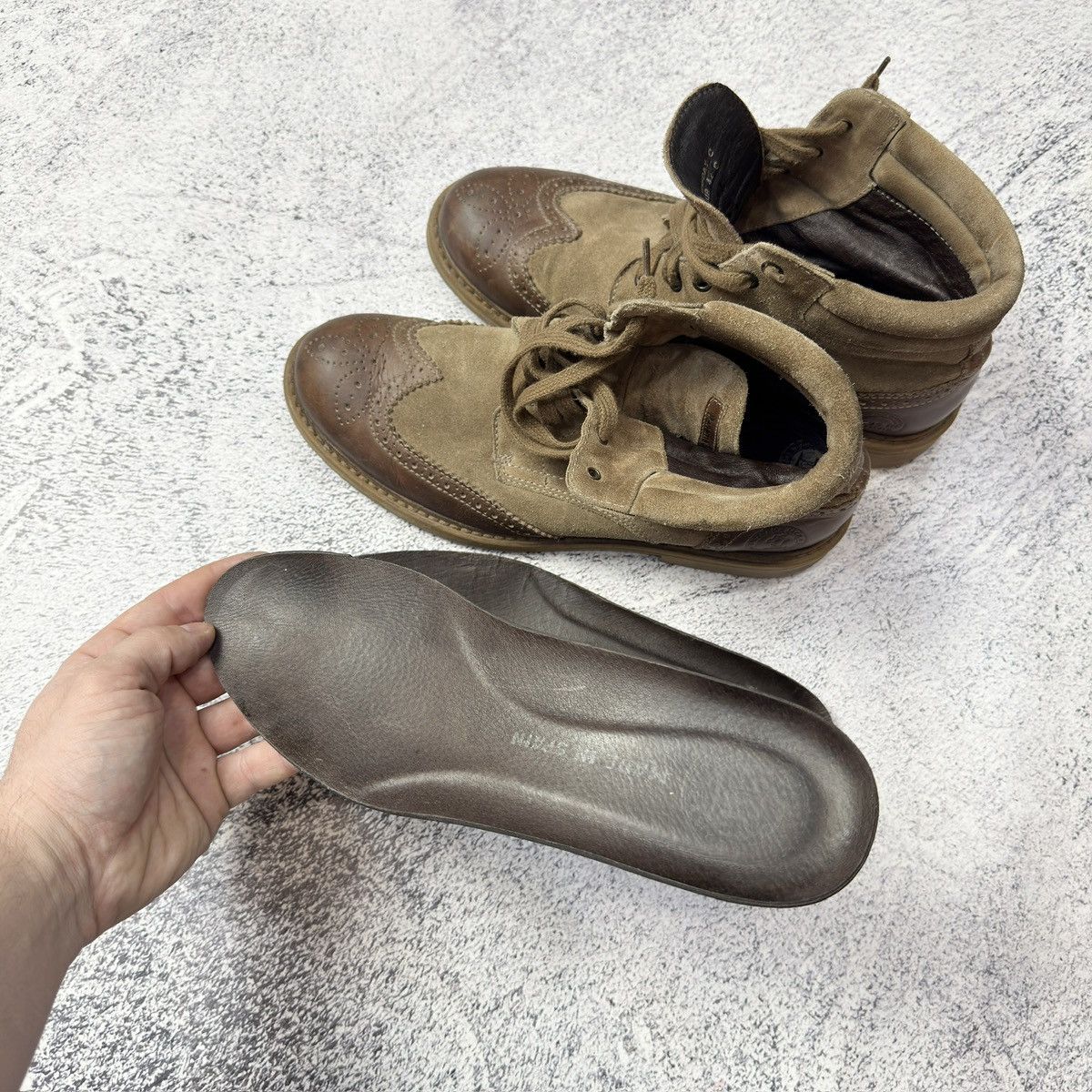 Designer × Panama Jack Panama Jack Brogue Boots US9 UK8 EU42 27cm Size US 9 / EU 42 - 14 Thumbnail
