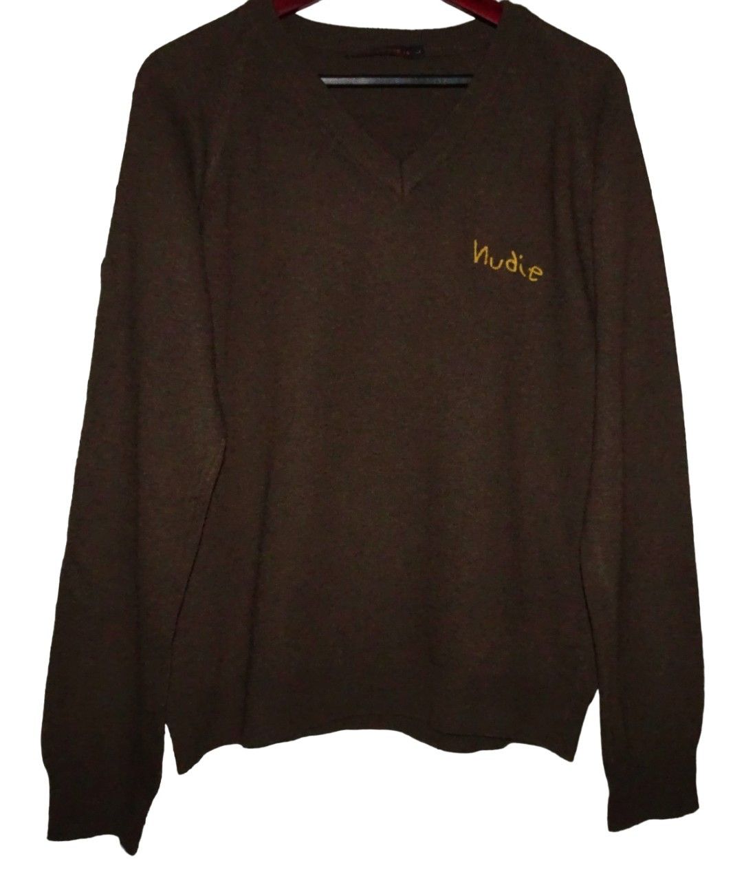 Nudie Jeans NUDIE JEANS V-NECK SWEATER Size US L / EU 52-54 / 3 - 1 Thumbnail
