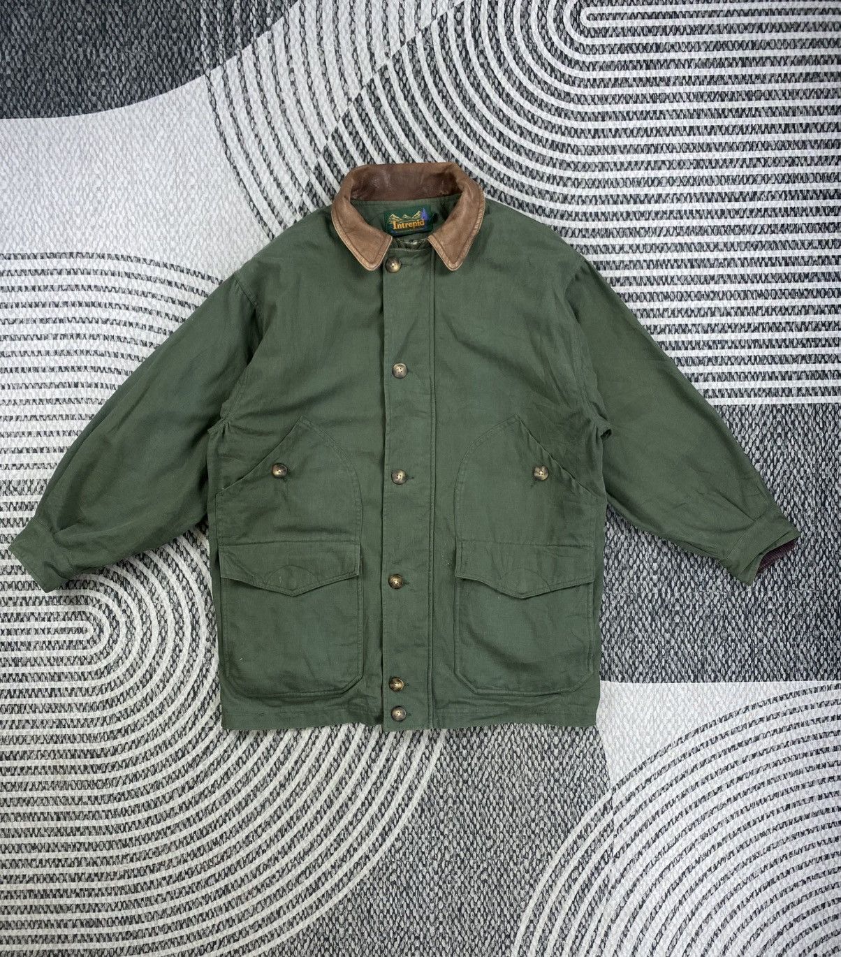 Vintage Vintage Intrepid Zipper Hunting Field Jacket Size US L / EU 52-54 / 3 - 1 Thumbnail