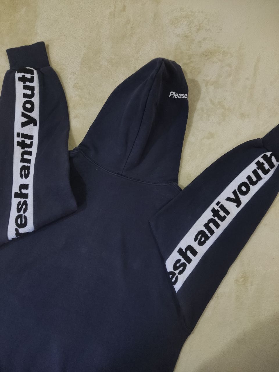 FRESH ANTI YOUTH 'Please Pray For Me' Sidetape Hoodie