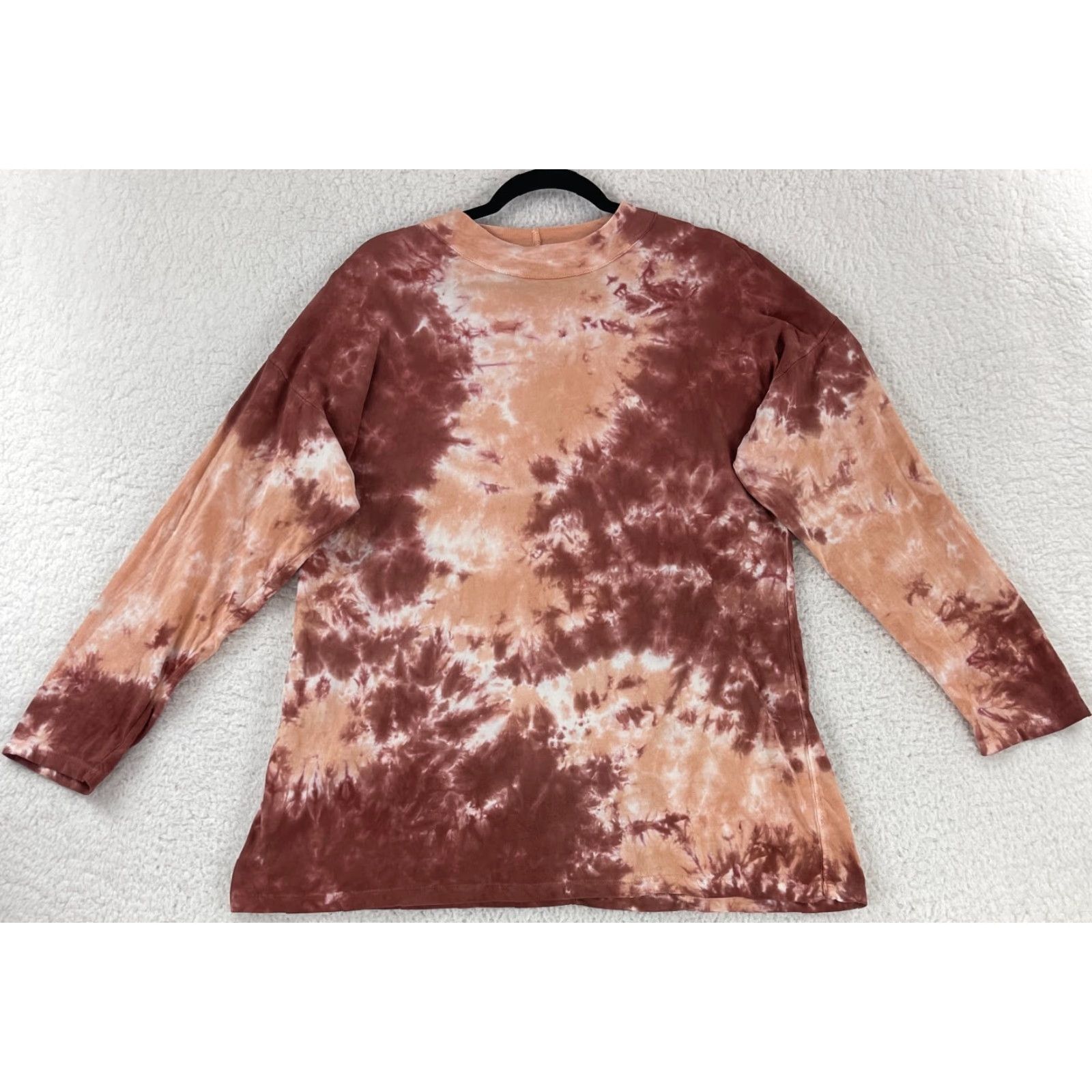 Vintage We the Free People Be Free Tie-Dye Orange T-Shirt Womens Long Sleeve Small Orange Be Free Tie Dye Long Sleeve Shirt Womens Small We the Free Size S / US 4 / IT 40 - 2 Thumbnail