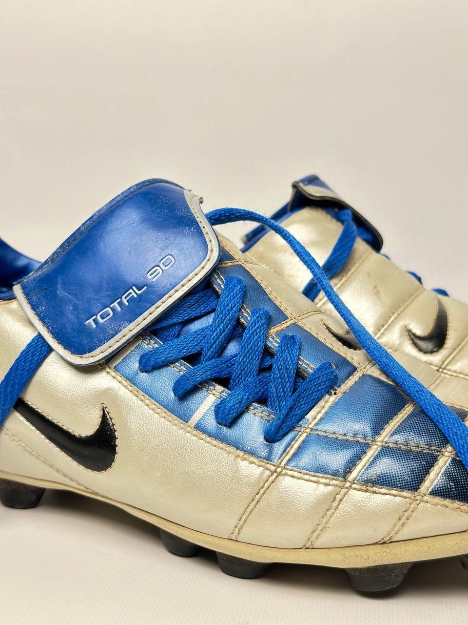 Nike Vintage Nike 2003s Total 90 II FG Football Boots Rare Silver Size US 6.5 / EU 39-40 - 3 Thumbnail