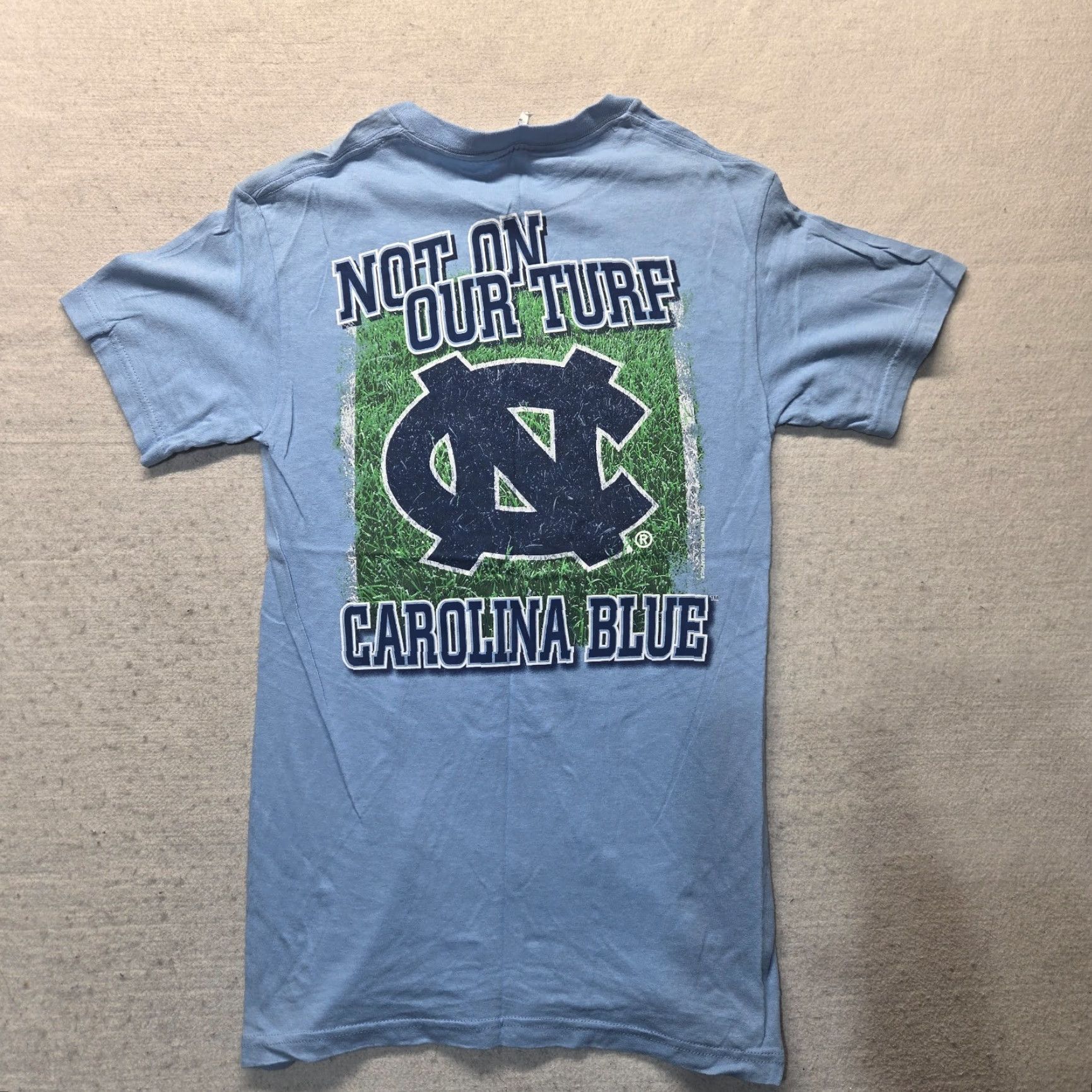 Vintage UNC Tar Heels North Carolina NC Logo Tee Shirt Short Sleeves Men's S Small Blue Logo Classic Shirt Mens S NC Tar Heels Shirt Size US S / EU 44-46 / 1 - 7 Thumbnail