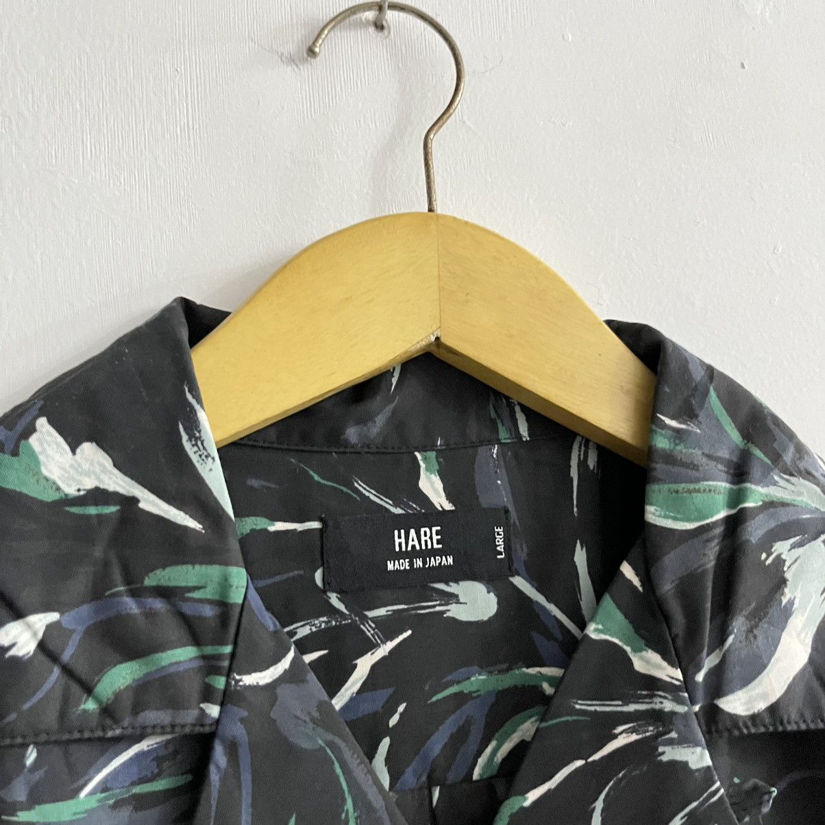 Japanese Brand HARE Japan - Patterns Oversized Button Up Shirt Size US L / EU 52-54 / 3 - 4 Thumbnail