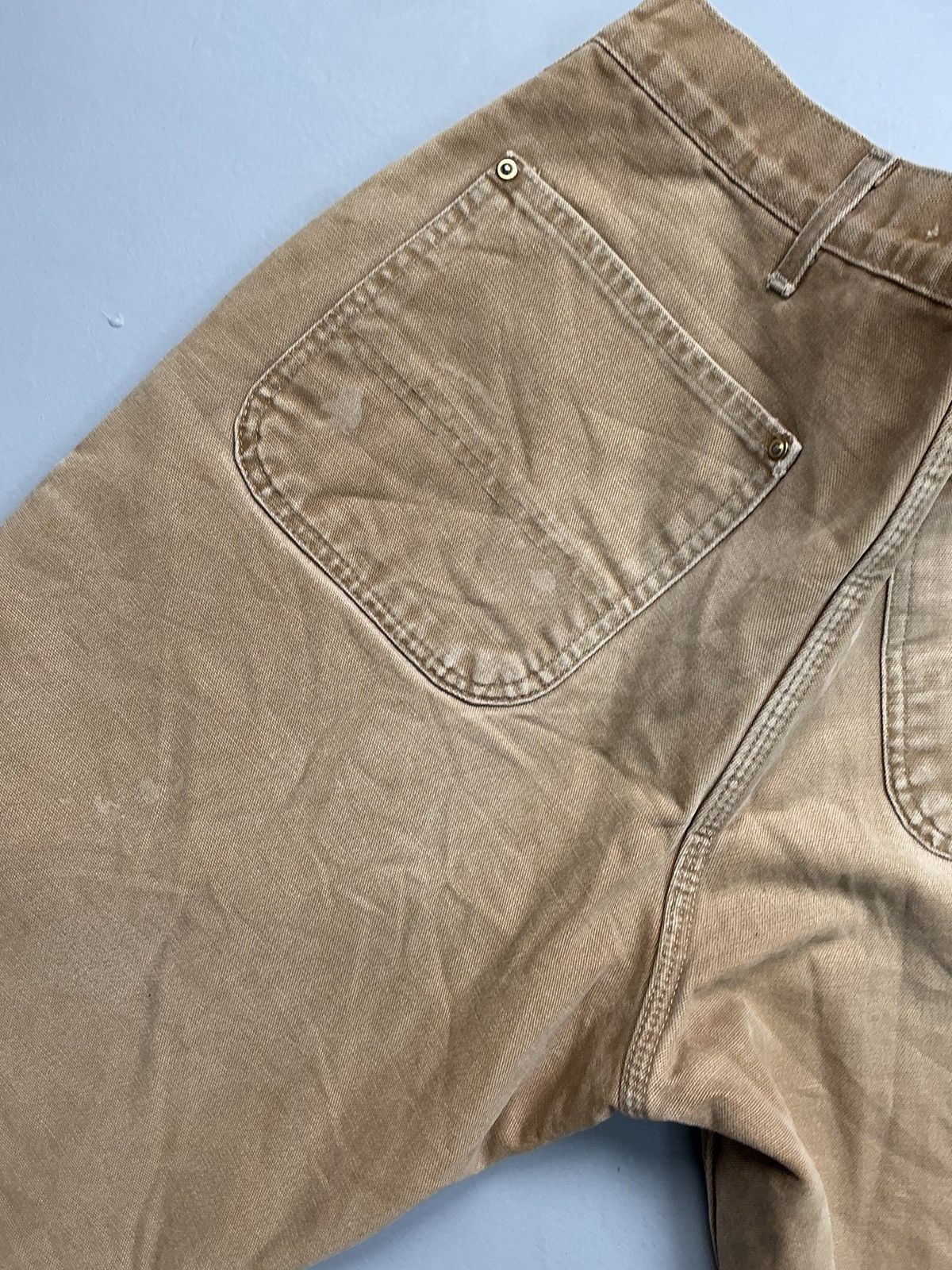 Carhartt Vintage Carhartt B10 BRN quintet line carpenter workwear Size US 32 / EU 48 - 15 Thumbnail